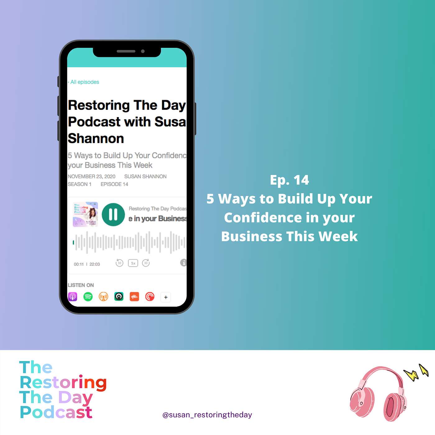 Restoring The Day Podcast with Susan Shannon