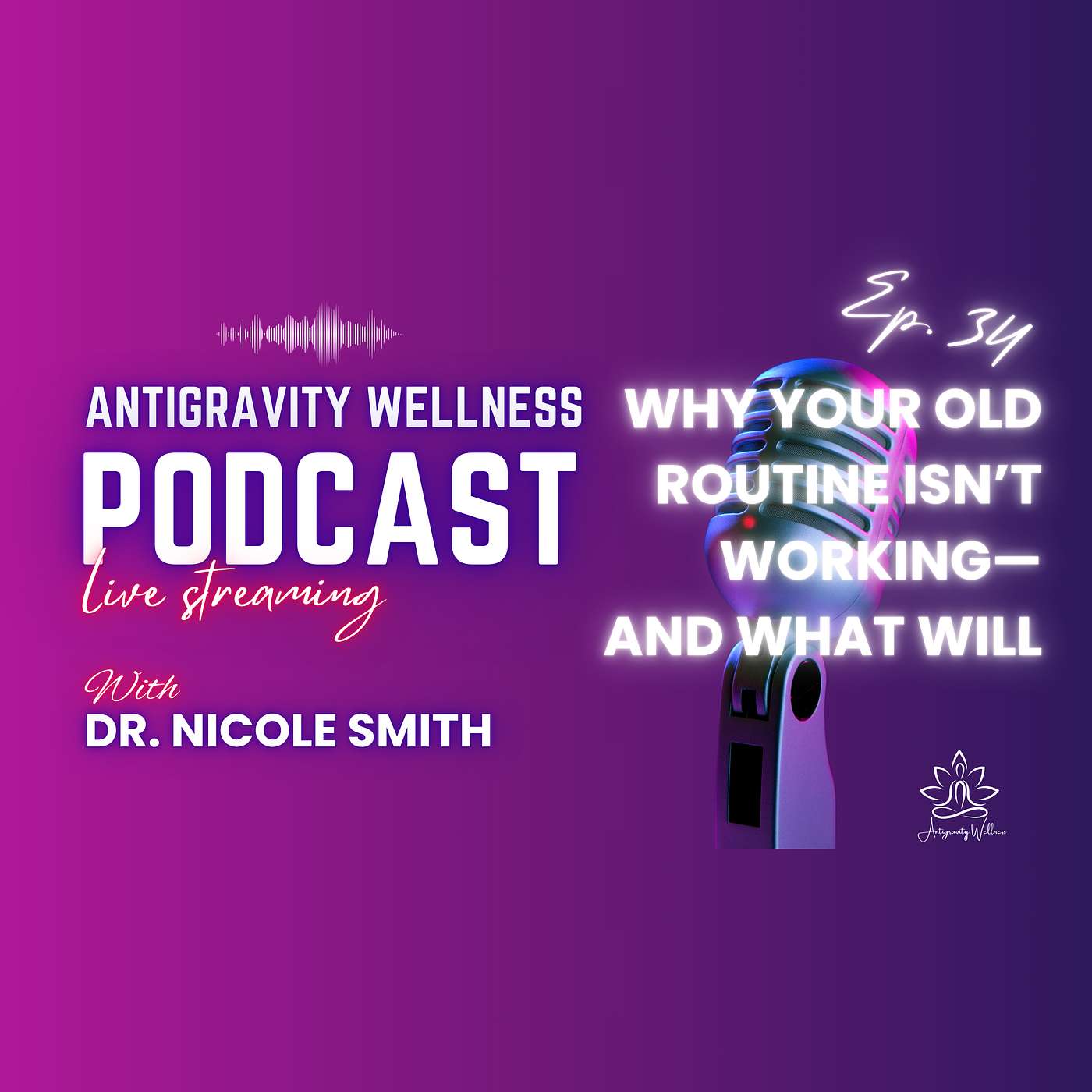 Episode #34 - Midlife Metabolism Reset: Why Your Old Routine Isn’t Working—And What Will episode artwork