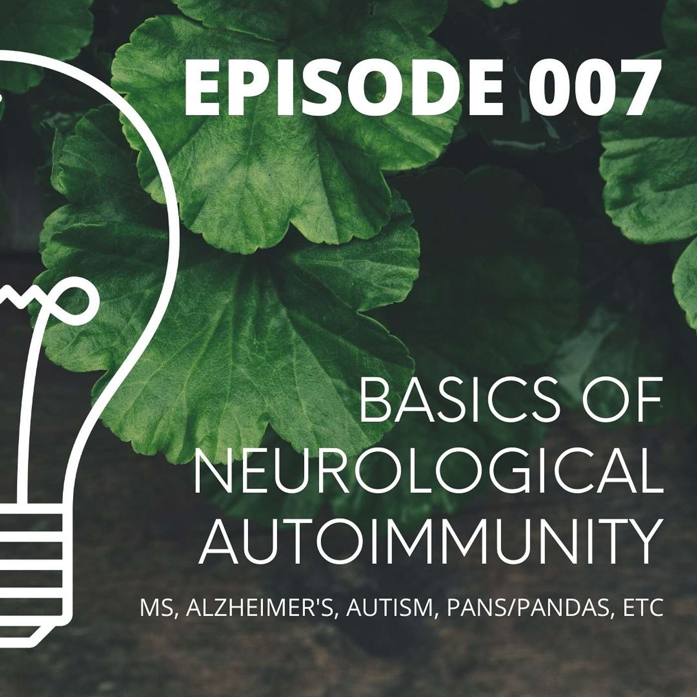 007 - Basics of Neurological Autoimmunity - MS, Alzheimer's, Autism, PANS/PANDAS, etc episode artwork