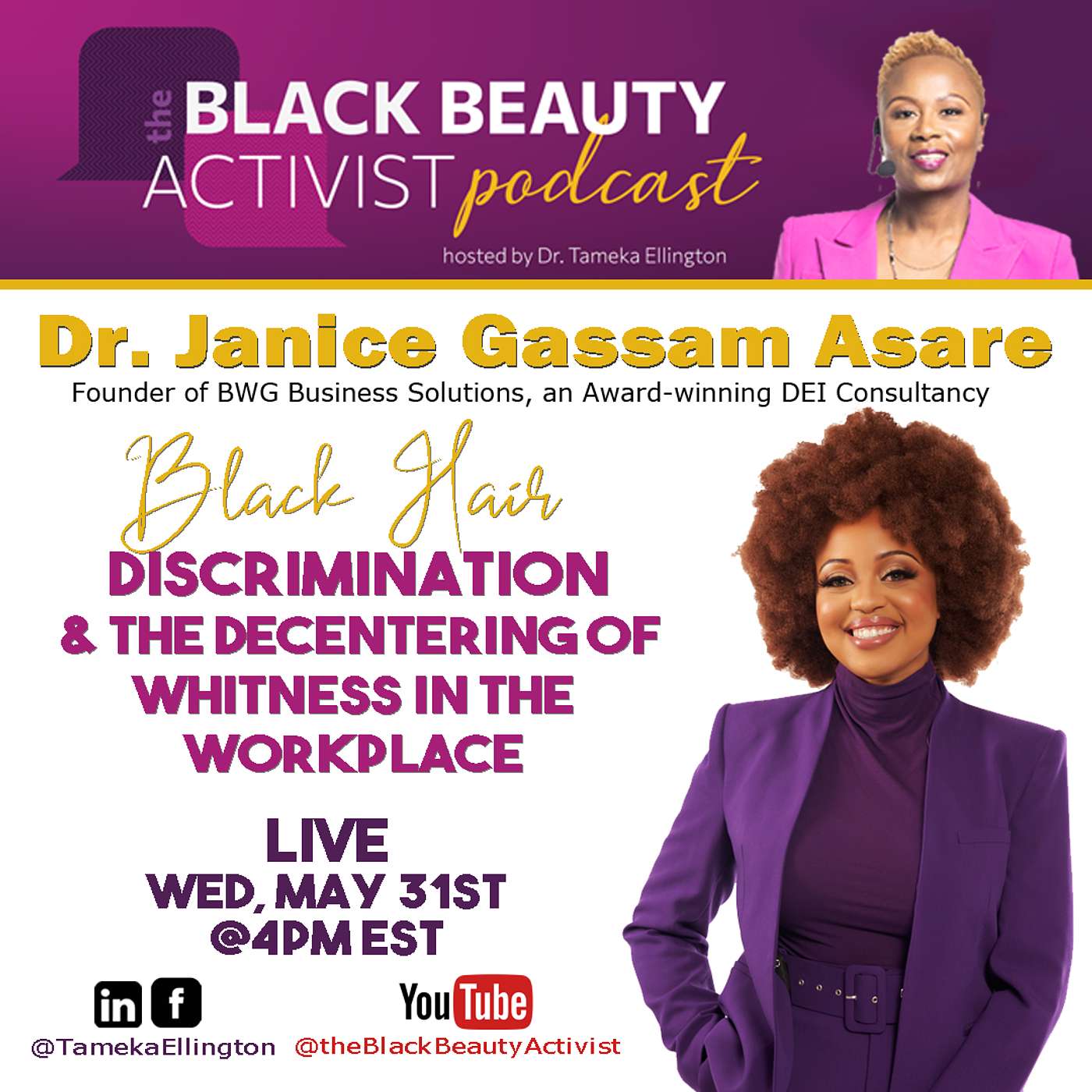 Episode #8 Black Hair Discrimination and the Decentering of Whiteness in the Workplace