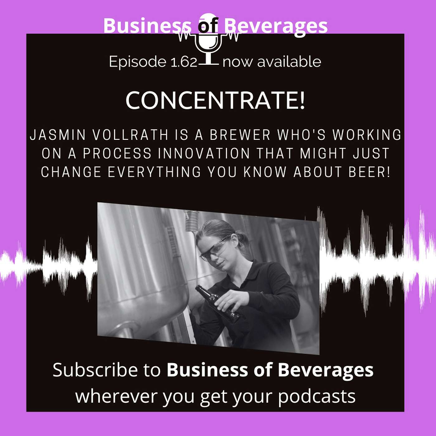 Concentrate! - Brewer Jasmin Vollrath is thinking hard about how to change Beer forever.