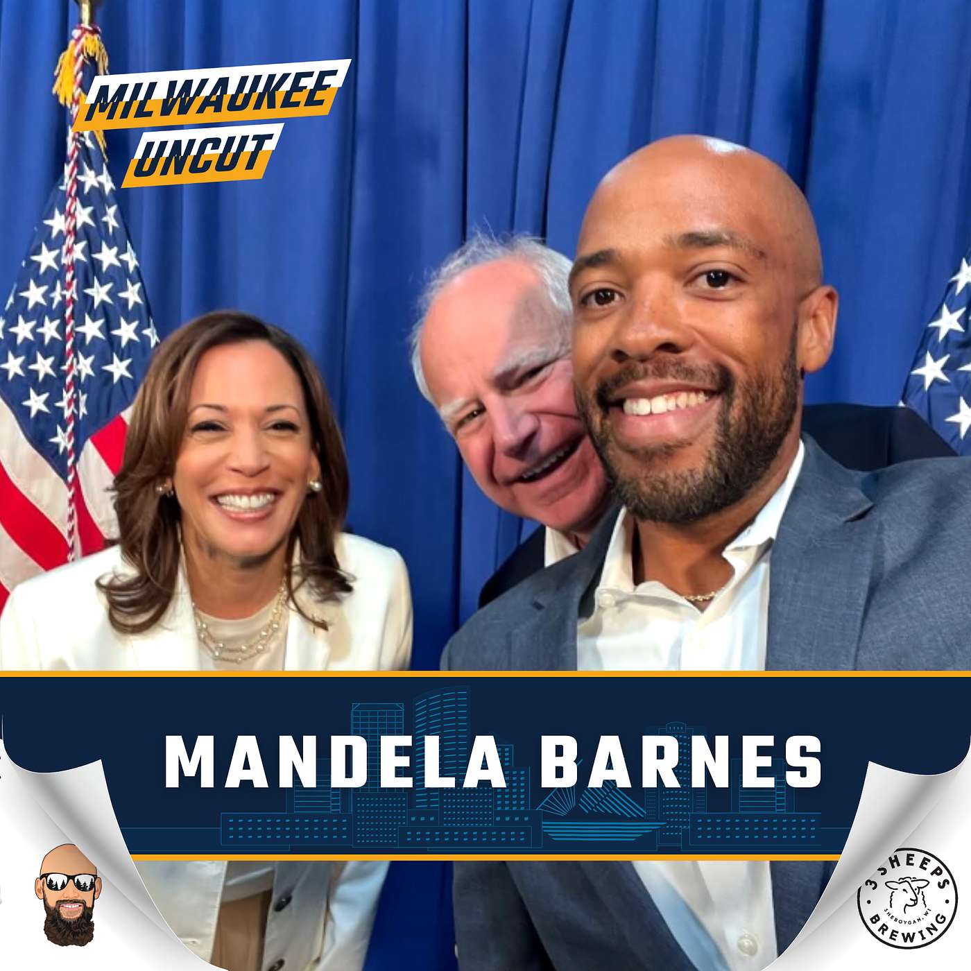 Mandela Barnes Uncut: DNC Recap, Current State of the Election, Experience as LT Governor, His Rise in Politics, and more...