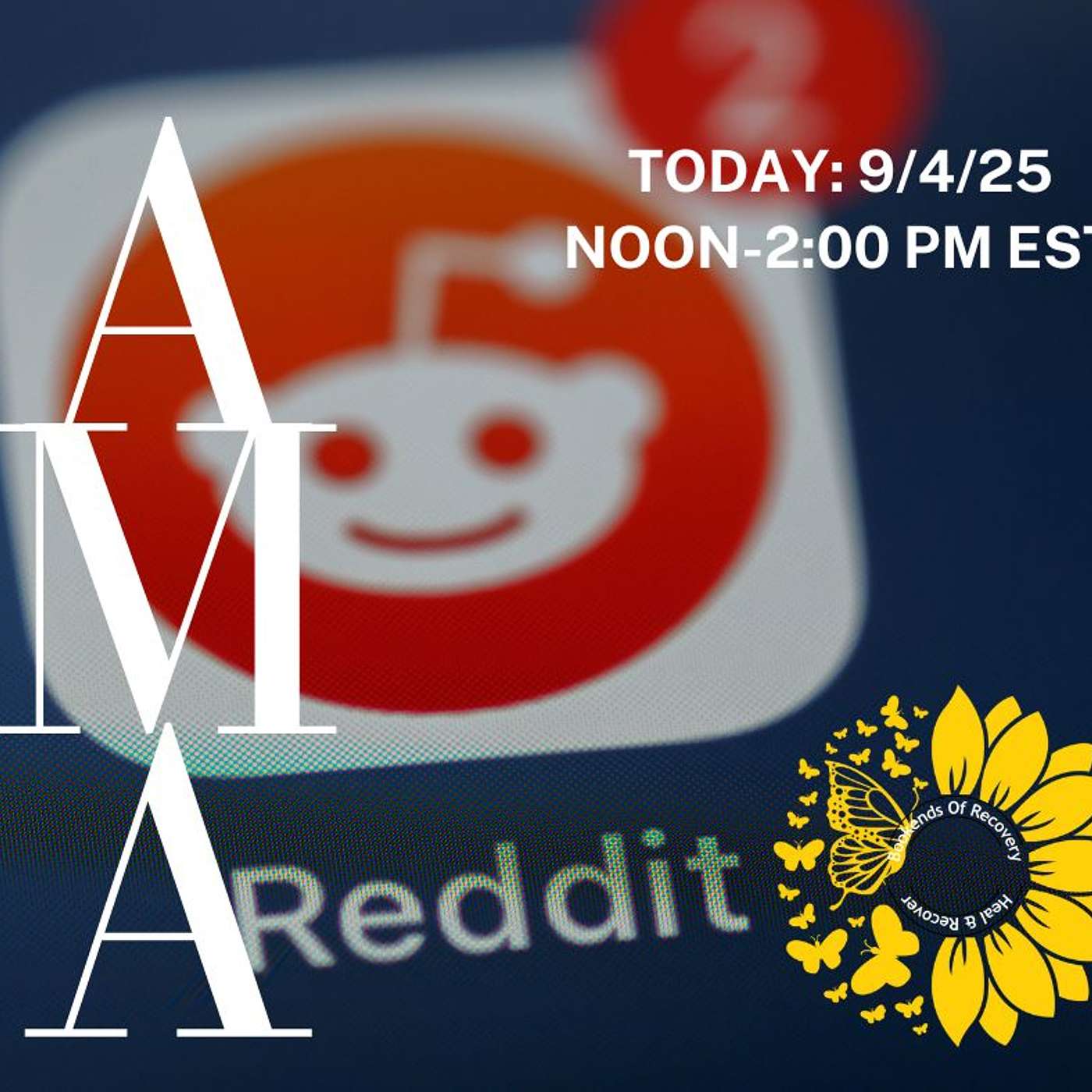 Announcement: I'm hosting an AMA on Reddit...today! Let's talk about addiction, betrayal trauma, healing! episode artwork