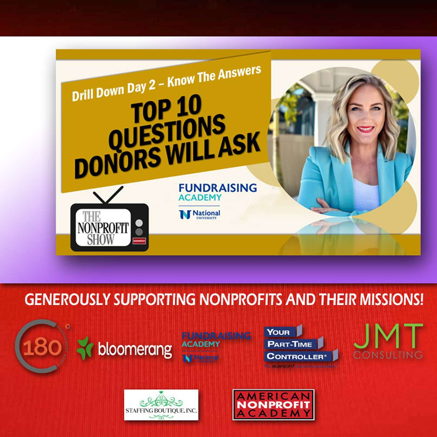 Top 10 Questions Donors Will Ask - Part Two