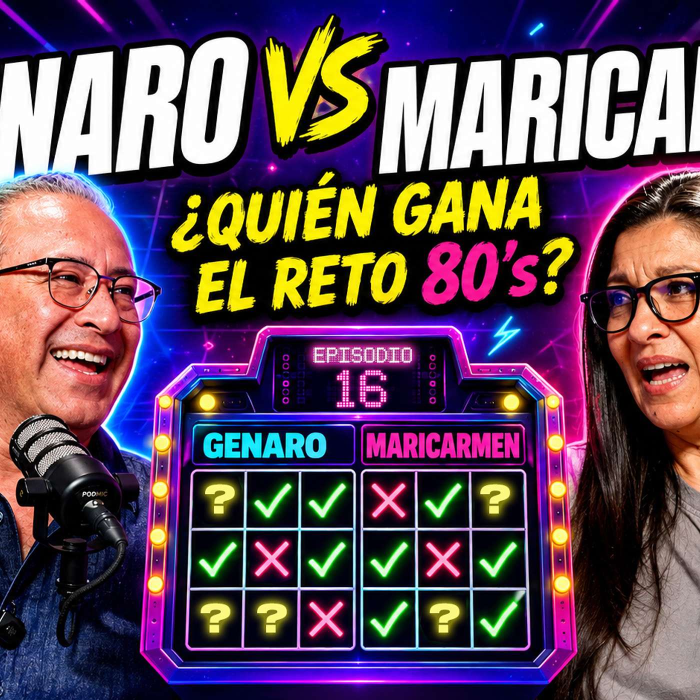 Episodio 16 | Genaro vs Maricarmen: ¿quién reconoce más rolas de los 80's? 🎵 episode artwork