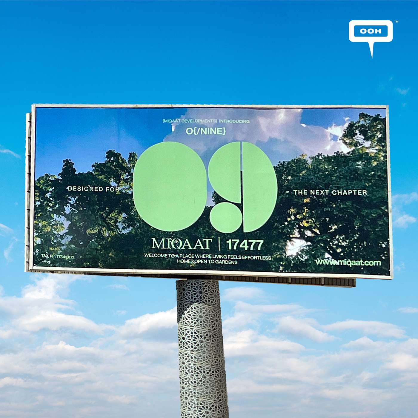 Miqaat Developments Teases 'O Nine' in Sleek Outdoor Reveal Campaign Across Cairo