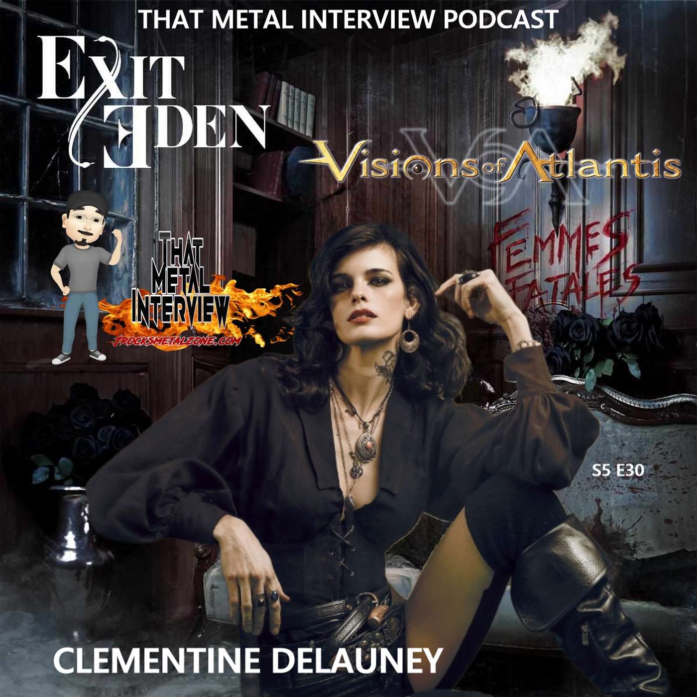 Interview w/ Clementine DeLauney of VISIONS OF ATLANTIS & EXIT EDEN S5 E30