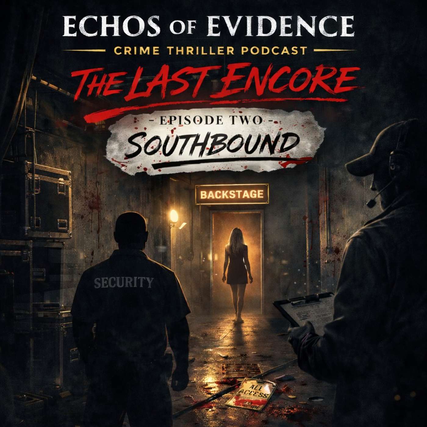 Echos of Evidence Crime Thriller Podcast - Series 2 The Last Encore - Ep 2 Southbound episode artwork