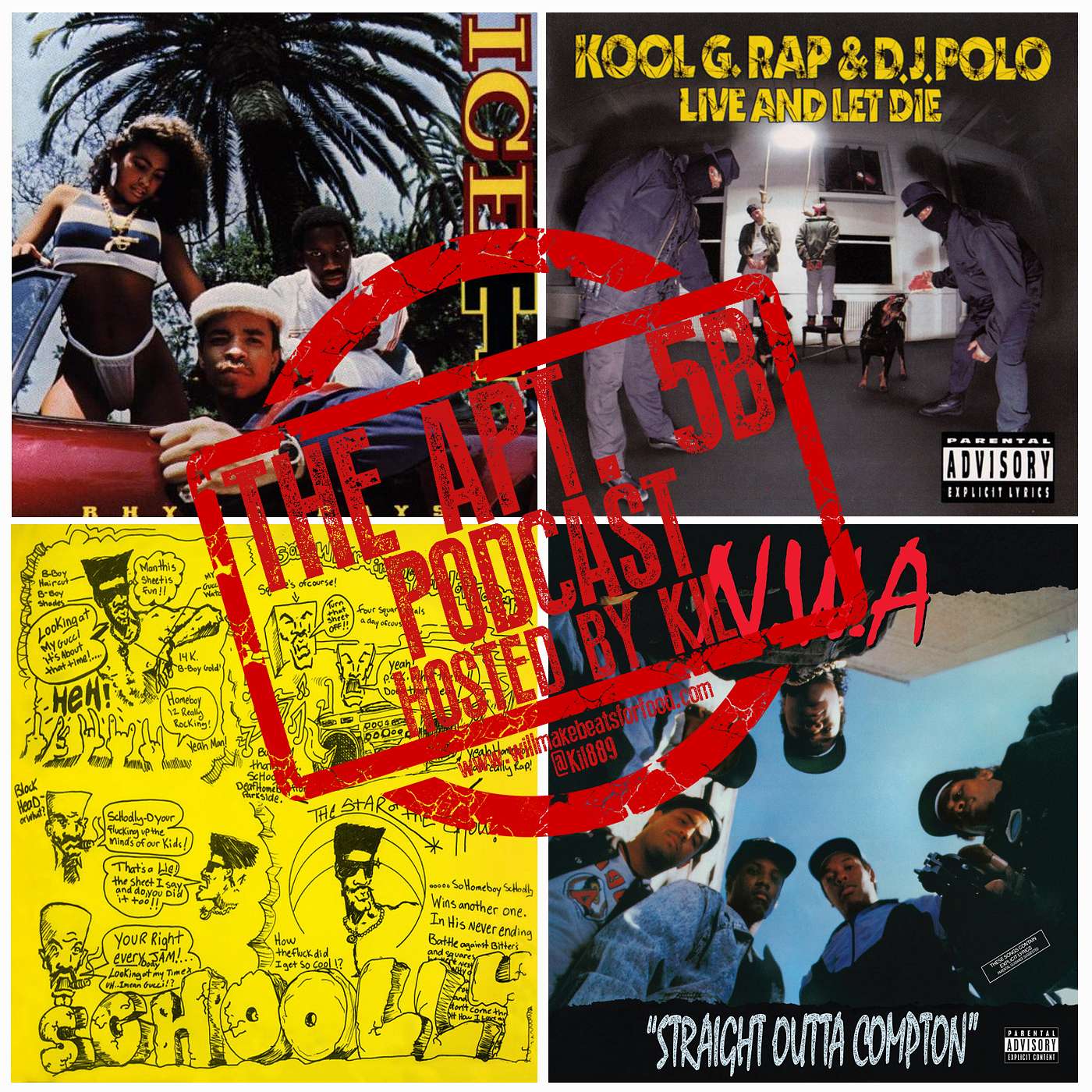 Apt. 5B Podcast Hosted by Kil: Top 5 Gangsta Rap MC's and Why I HATE The Term "Gangsta Rap" episode artwork