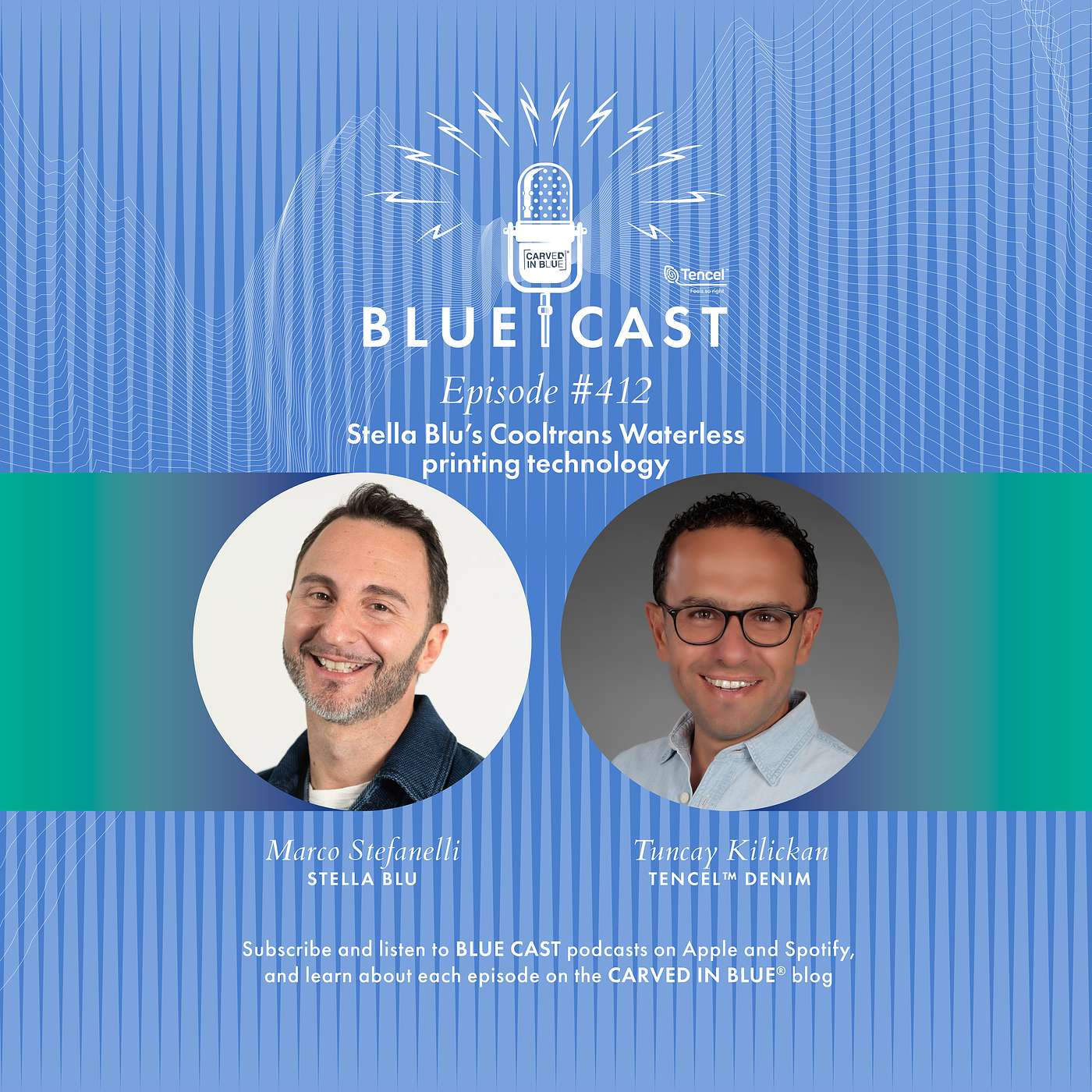 BLUE CAST by TENCEL™  / CARVED IN BLUE®