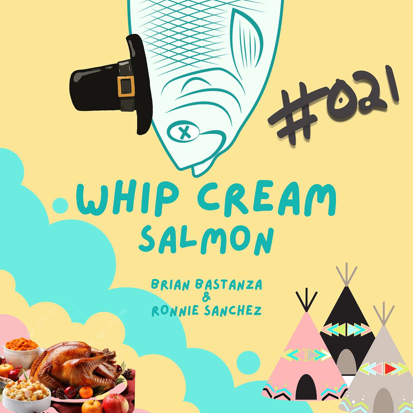 Whip Cream Salmon - #021 Turkey, Stuffing & Spicy Tuna Rolls