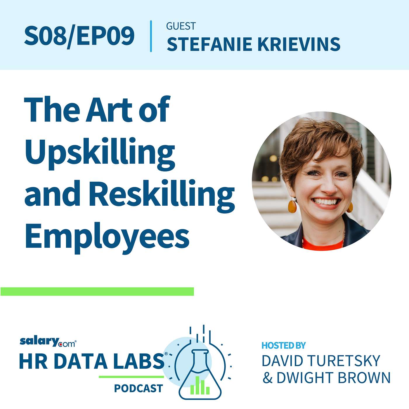 HR Data Labs podcast - Stefanie Krievins - The Art of Upskilling and Reskilling Employees