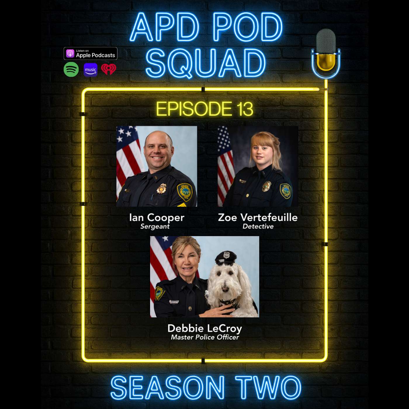 Season 2, Episode 13; Detective Zoe Vertefeuille, Sgt Ian Cooper, and MPO Debbie LeCroy