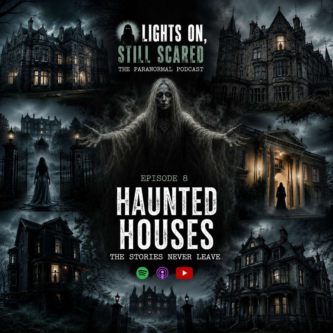 Episode 8 Haunted Houses episode artwork