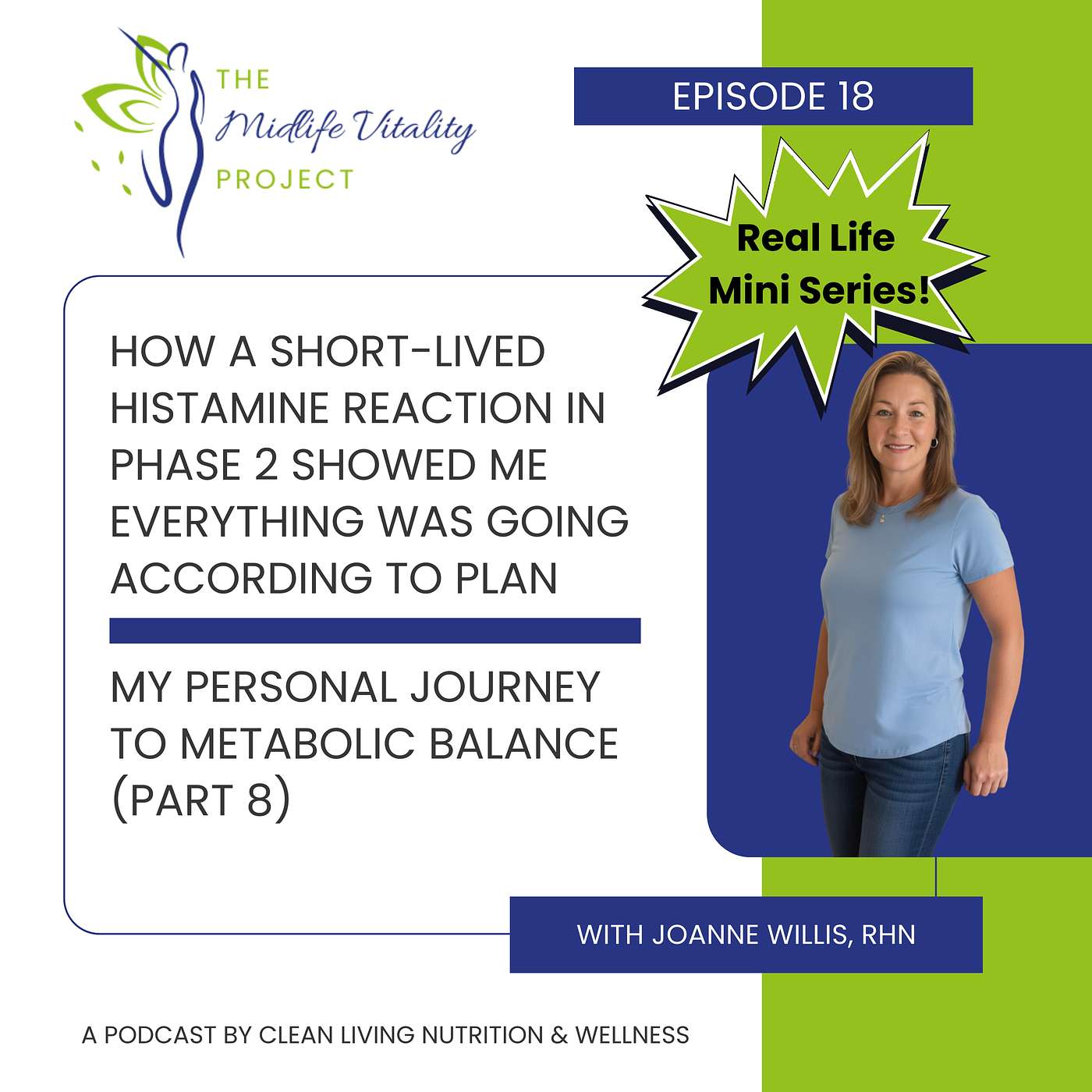 Episode 18: How a short-lived histamine reaction told me everything was going according to plan