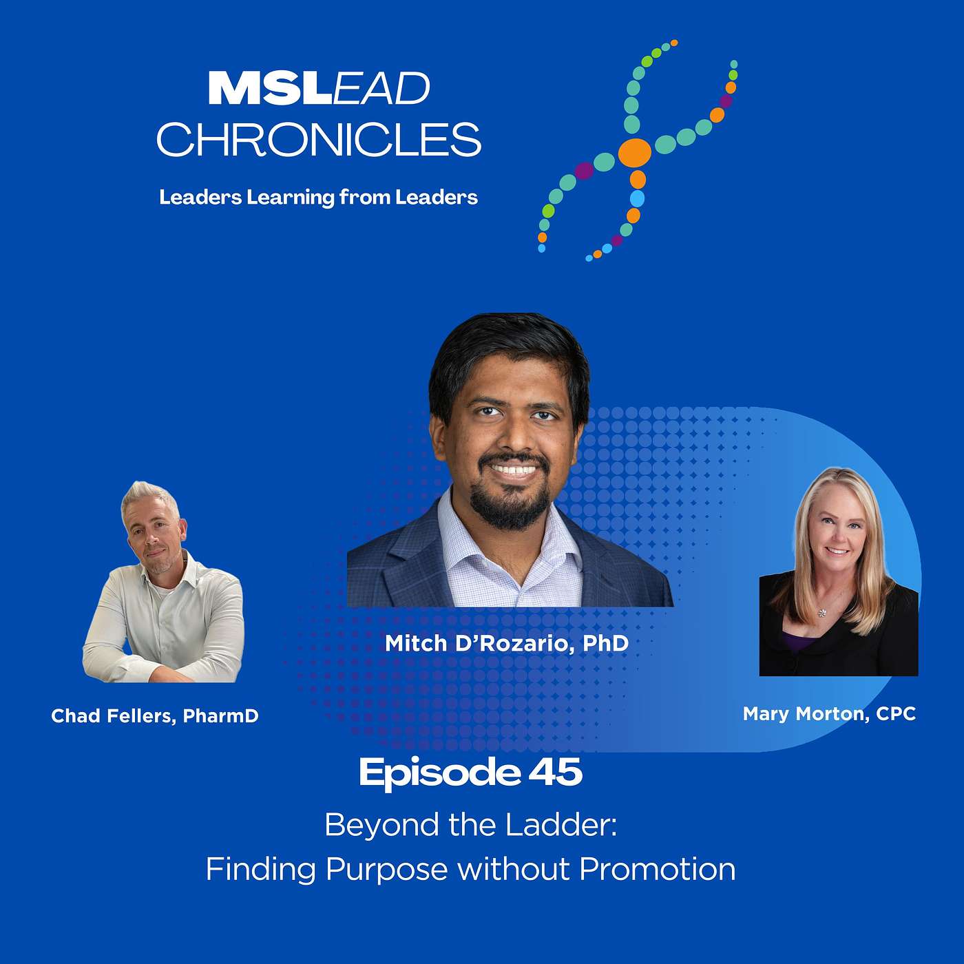 Episode 45 Beyond the Ladder: Finding Purpose without Promotion with Mitch D'Rozario, PhD. episode artwork