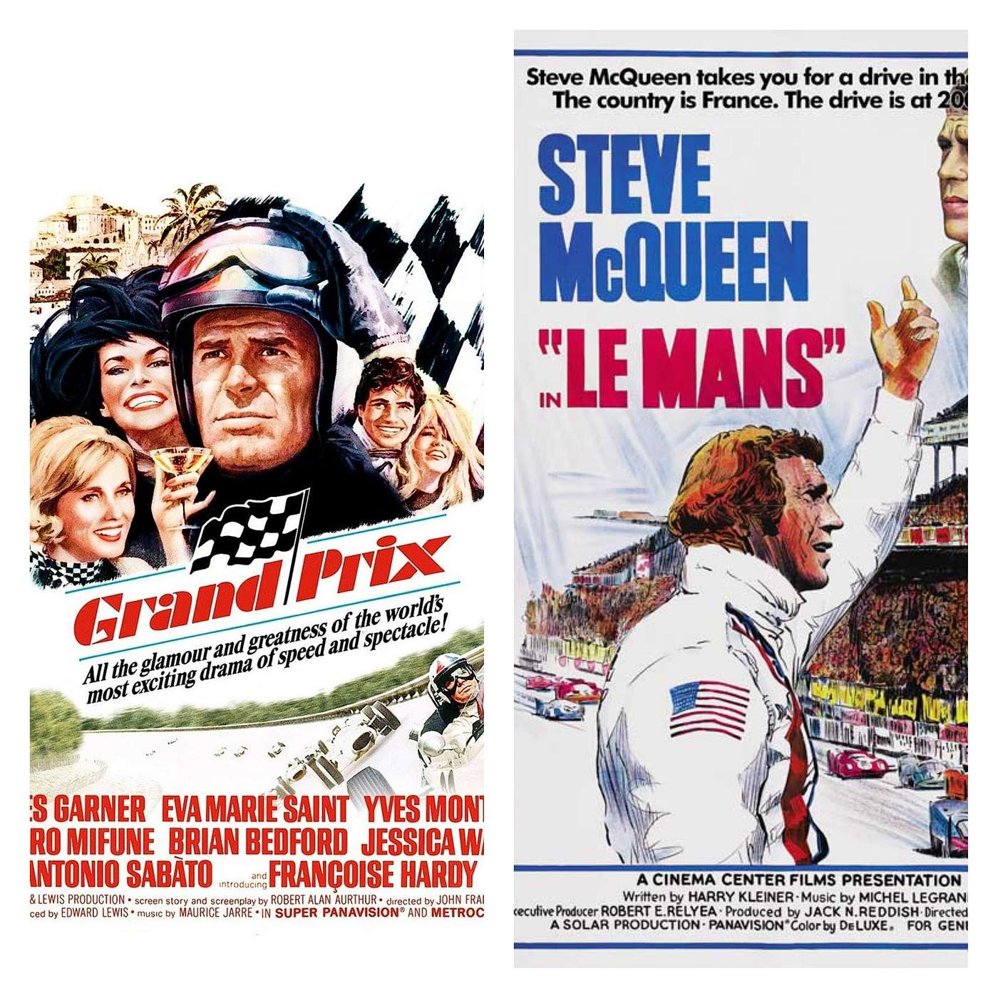 Grand Prix (1966) vs Le Mans (1971)