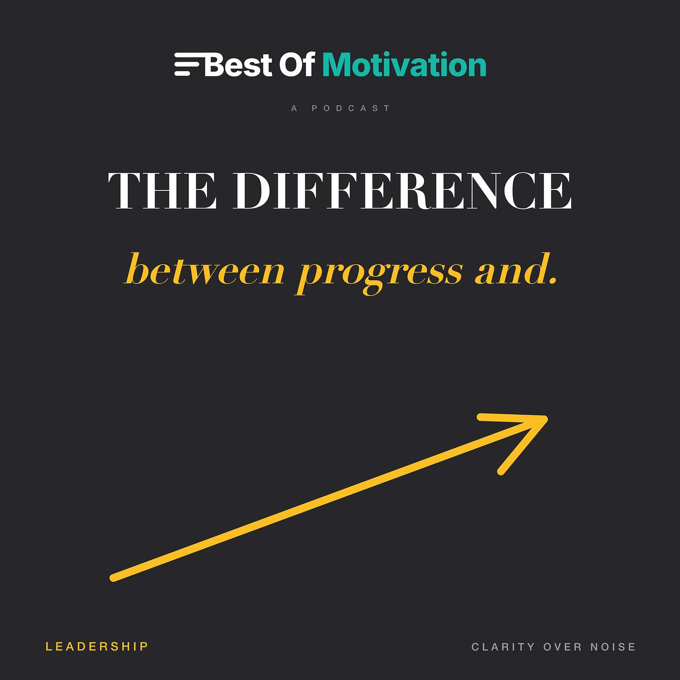 The Difference Between Progress and Movement