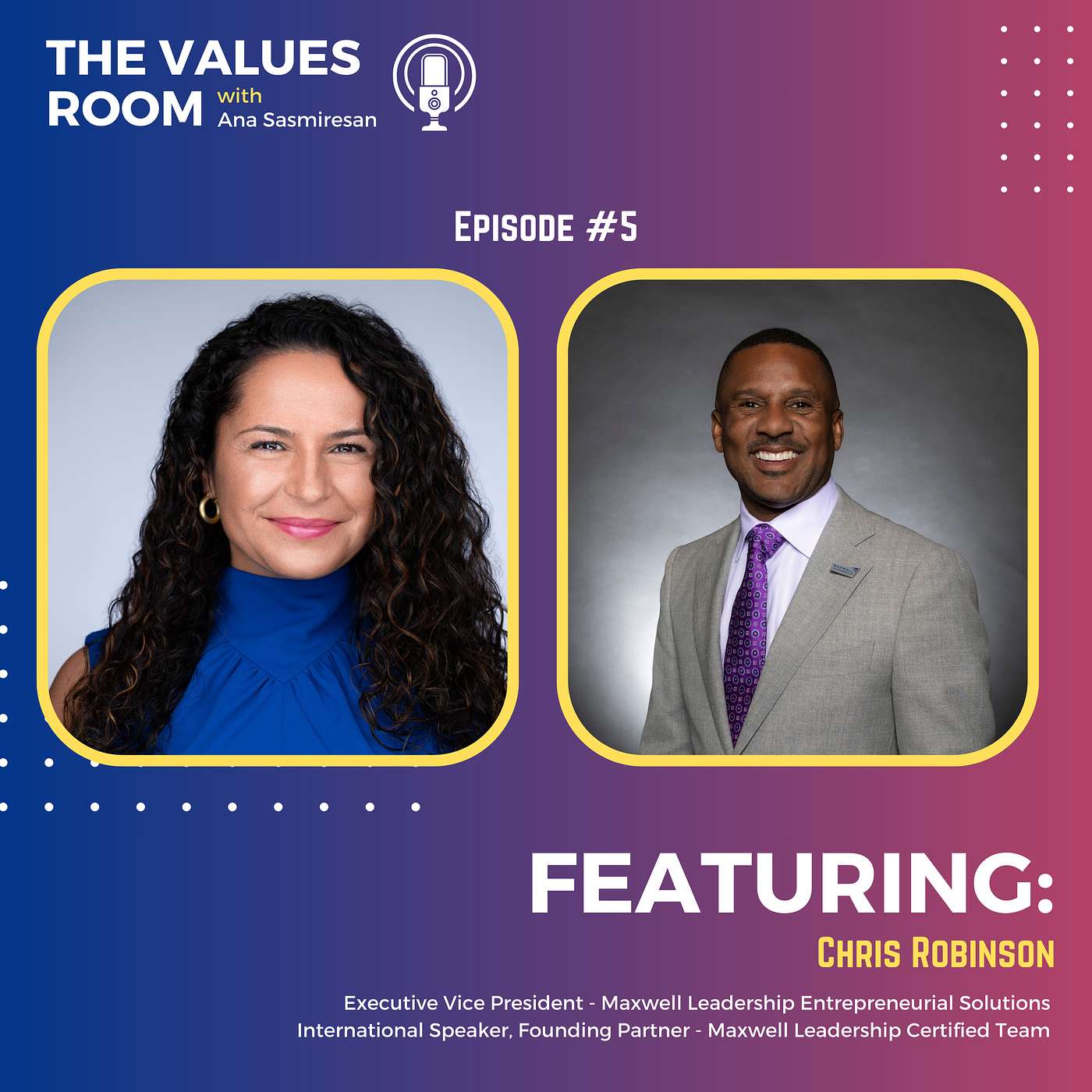 THE VALUES ROOM with Ana Sasmiresan