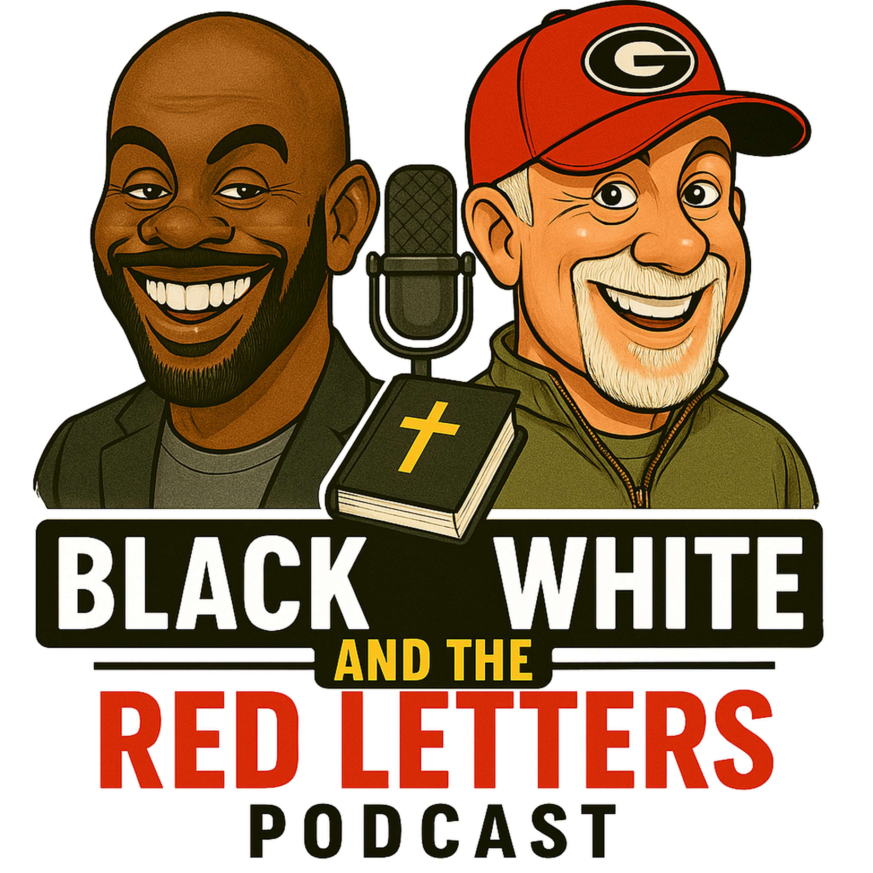 Black, White, and the Red Letters