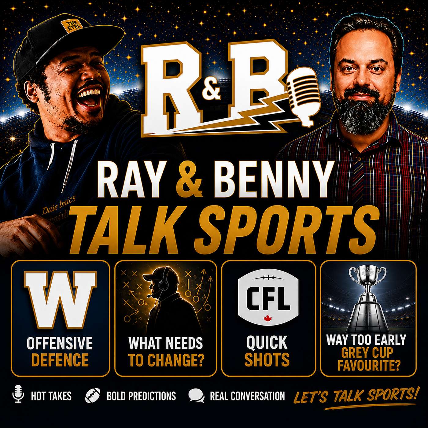 Winnipeg Blue Bombers CFL Football Canadian Sports Podcast Talk Sports Manitoba Youtube episode artwork