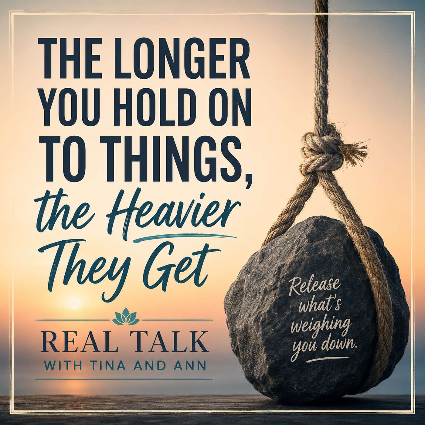 The Longer You Hold onto Things, the Heavier They Get: What can you put down?