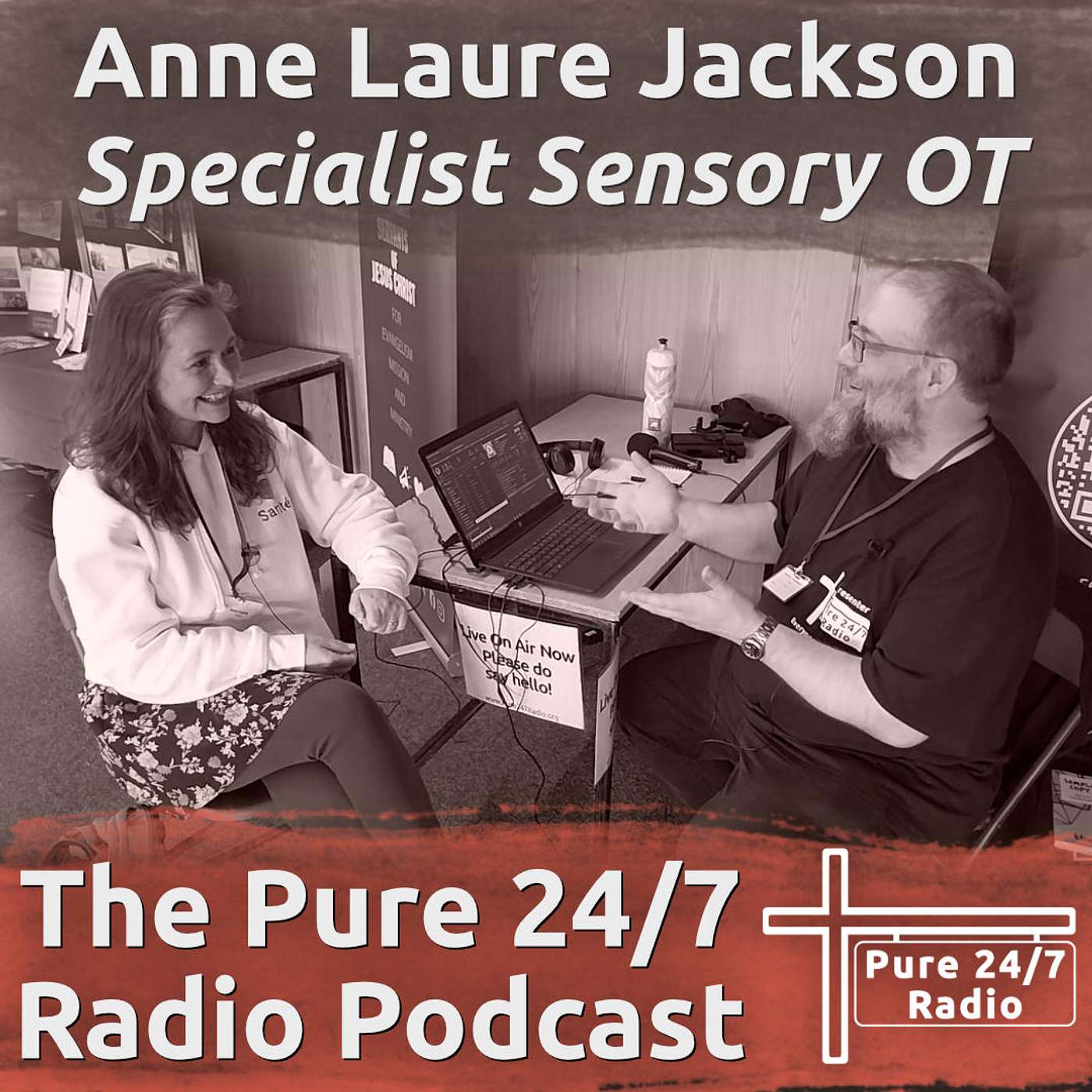 Andy B meets Anne Laure Jackson in-person at TEACH Camp