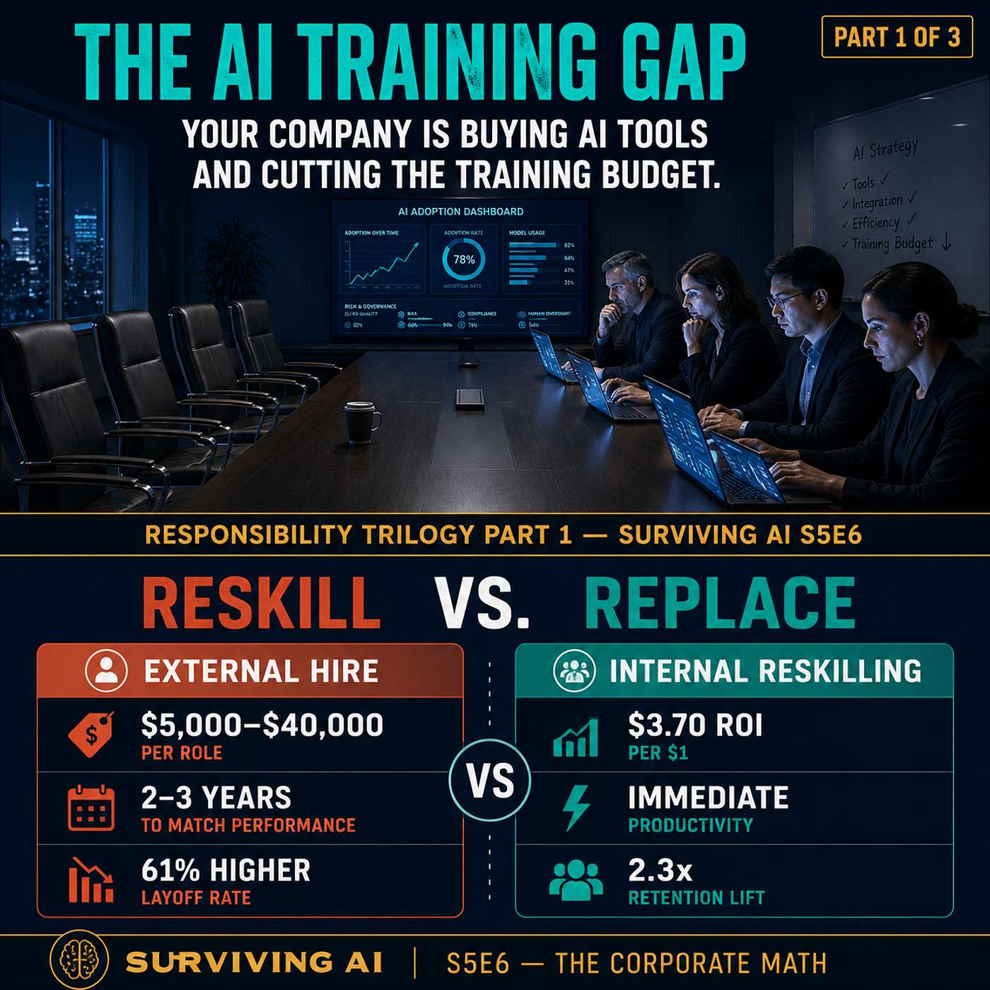 The AI Training Gap Is a Business Problem: Here's the Corporate Math episode artwork