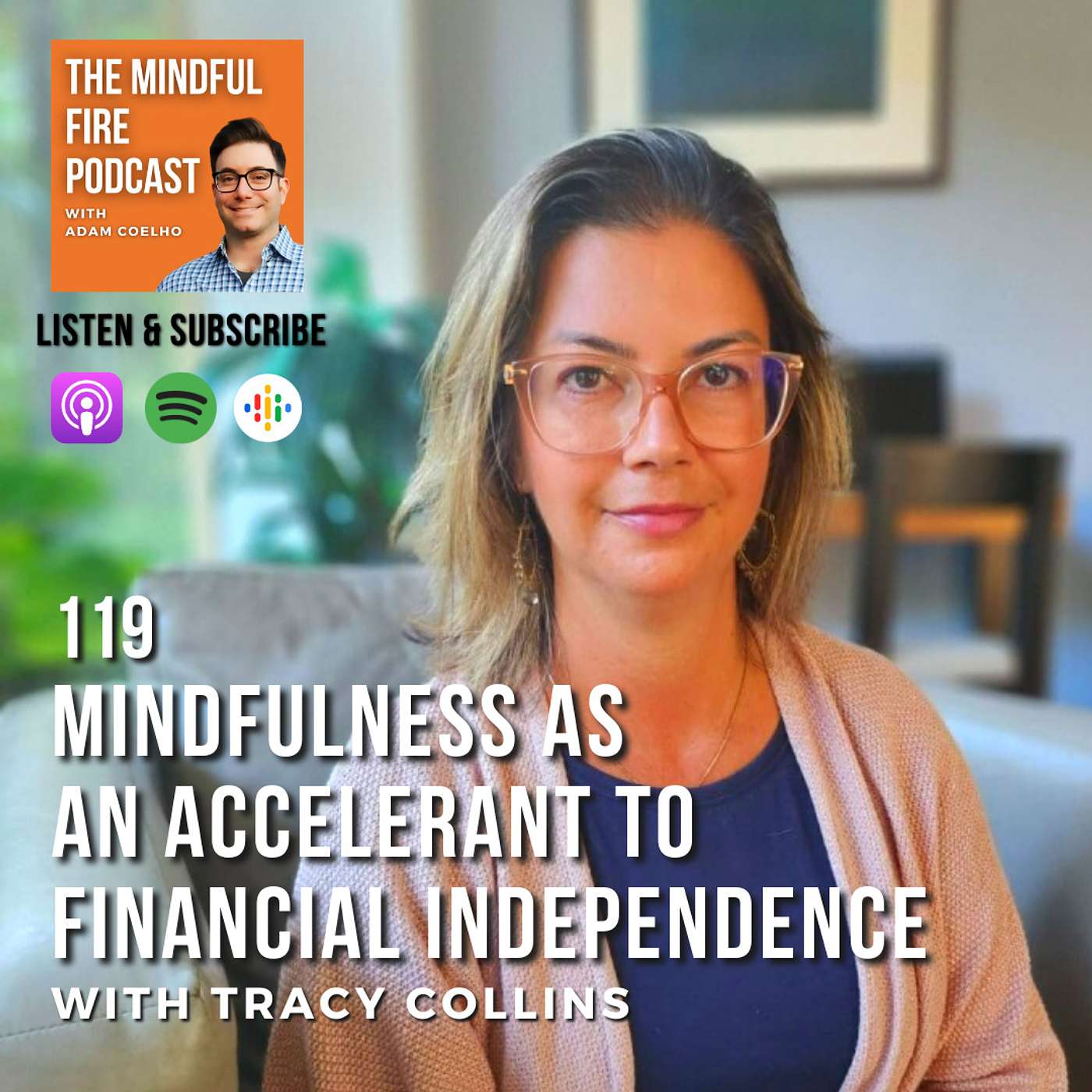 119 : Mindfulness as  an Accelerant to Financial Independence with Tracy Collins