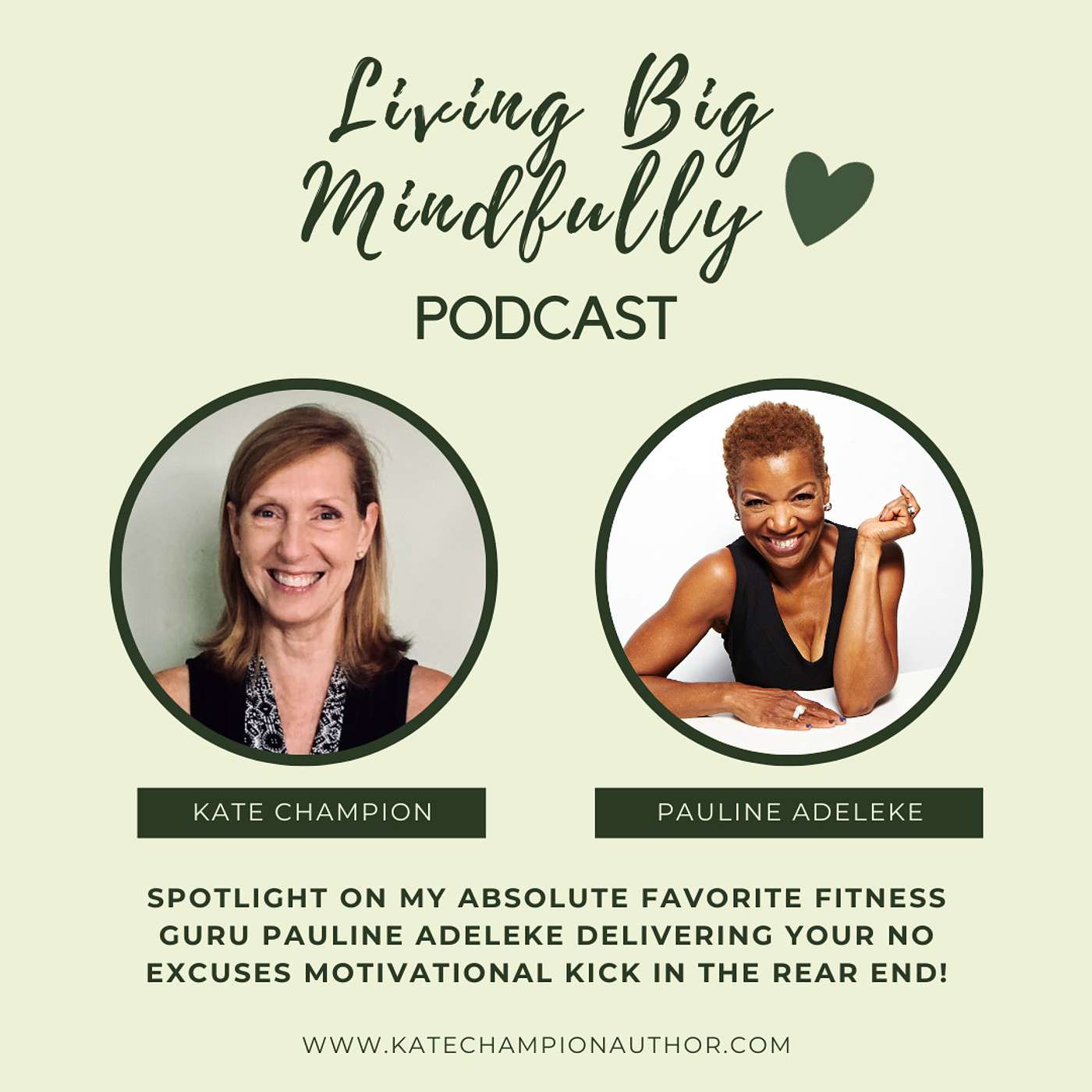 Ep 25 RR: Spotlight on my absolute favorite fitness guru Pauline Adeleke delivering us our NO EXCUSES motivational kick in the rear end!