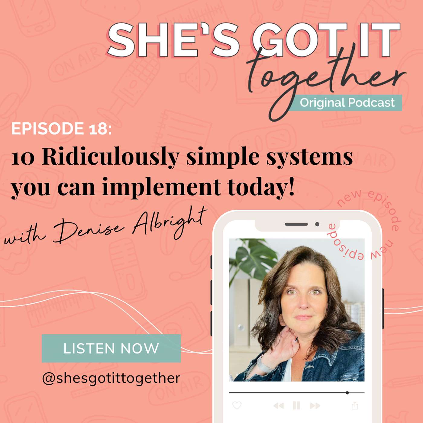 10 Ridiculously Simple Systems to Streamline Your Life Today with Denise Albright