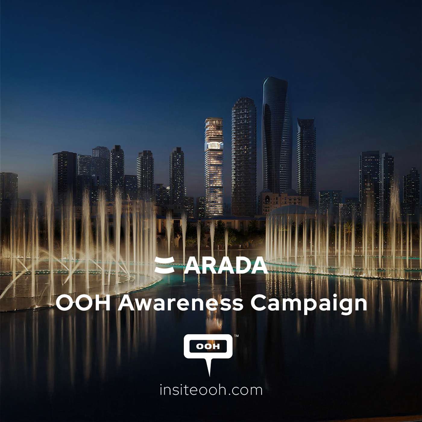 Arada’s INAURA Billboards Turn UAE Streets into a Living Pulse of Downtown Energy