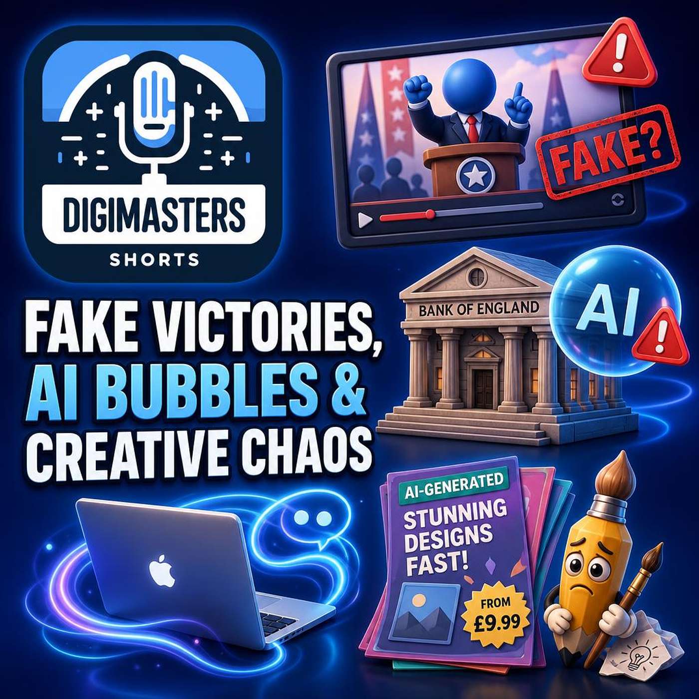 Trump’s Fake Iran Victory Videos, Bank of England’s AI Bubble Warning, OpenAI’s Mac Takeover, AI Flyers Kill Small-Business Creativity