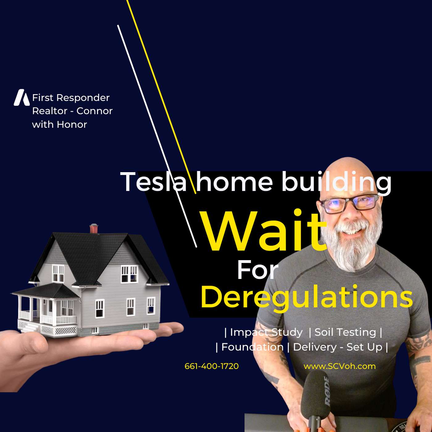 Tesla home building in Los Angeles California