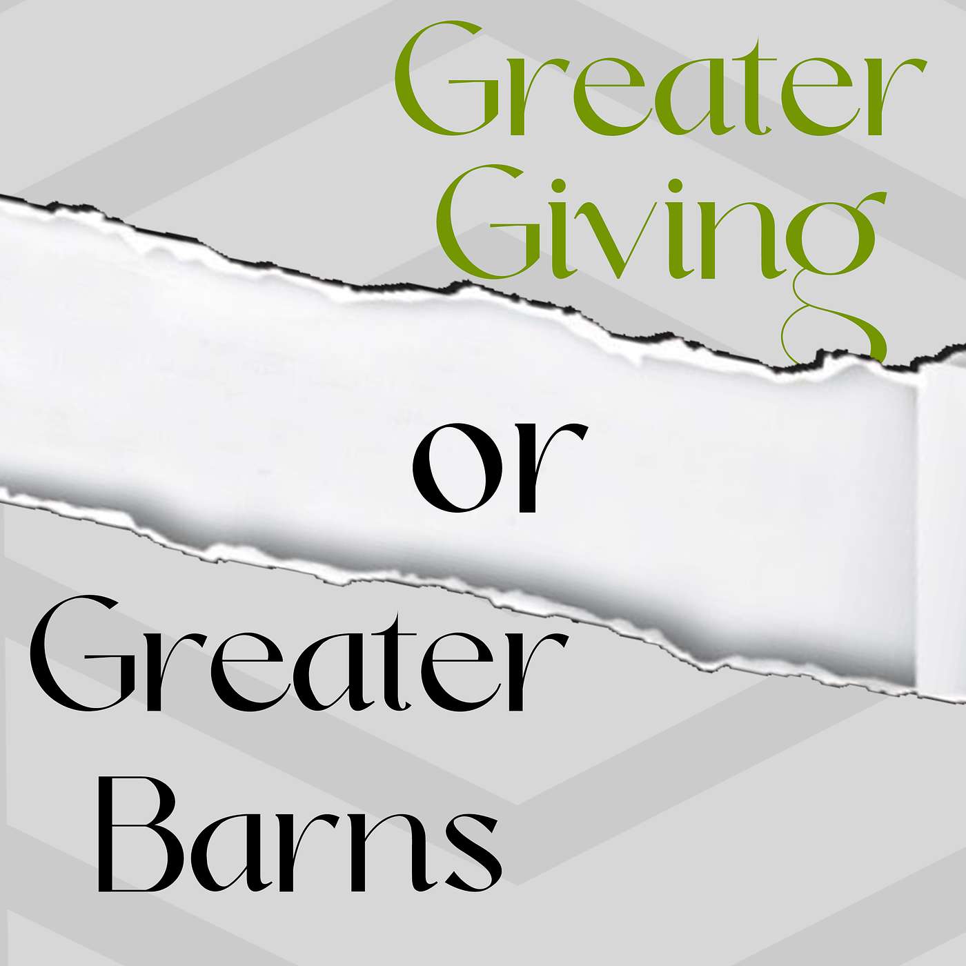 Greater Barns or Greater Giving - Sunday PM 04/07/2024 - Pastor Bob Gray II episode artwork