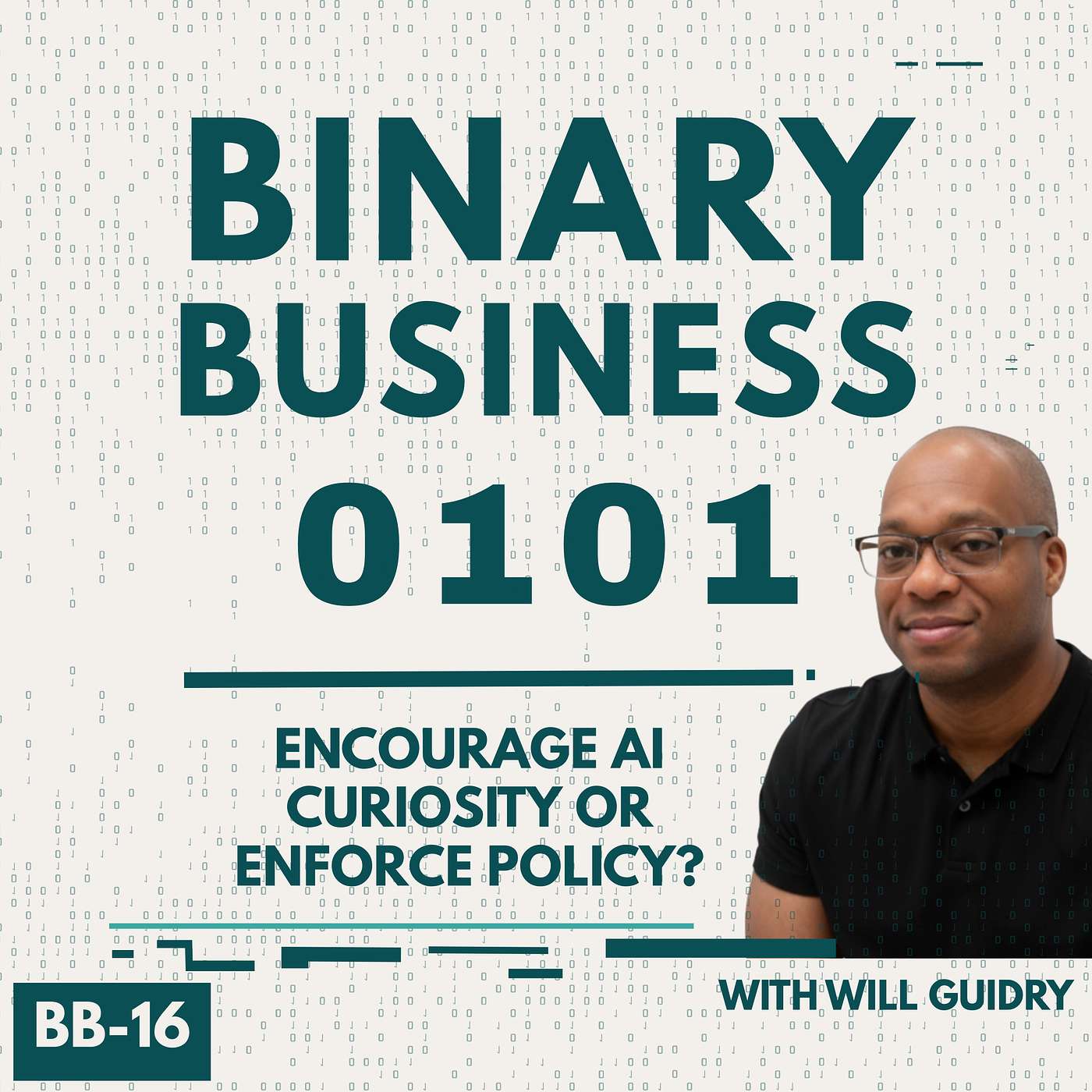 Artwork: AI CURIOSITY OR POLICY BINARY BUSINESS EP BB-16