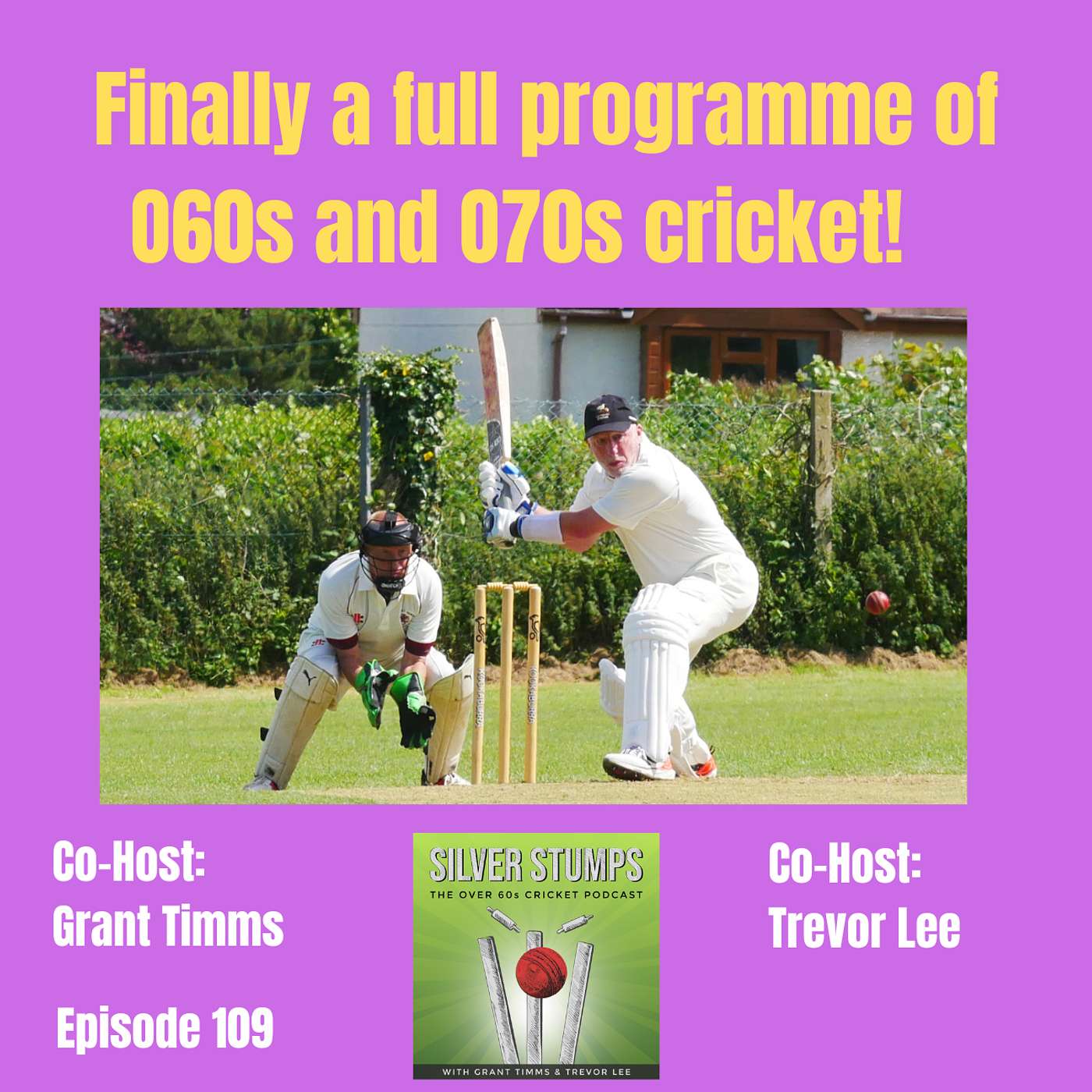 Finally a full programme of O60s and O70s county championship cricket! episode artwork