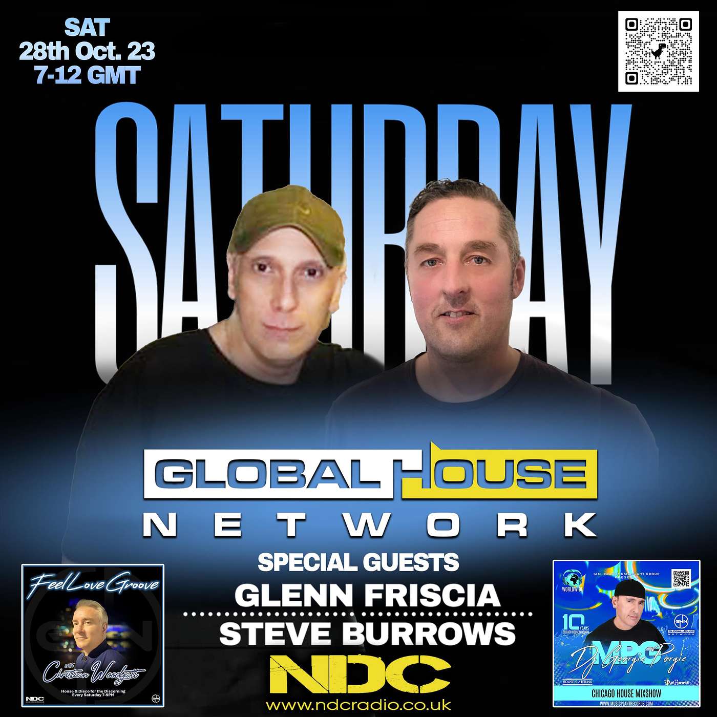 Soulful House Sounds with Steve Burrows, Global House Network NDC Radio Guest Mix / 28th October 2023 episode artwork