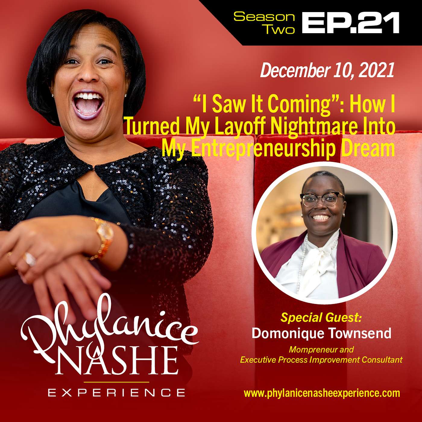 "I Saw It Coming": How I Turned My Layoff Nightmare Into My Entrepreneurship Dream | w/Mompreneur and Executive Process Improvement Consultant, Domonique Townsend