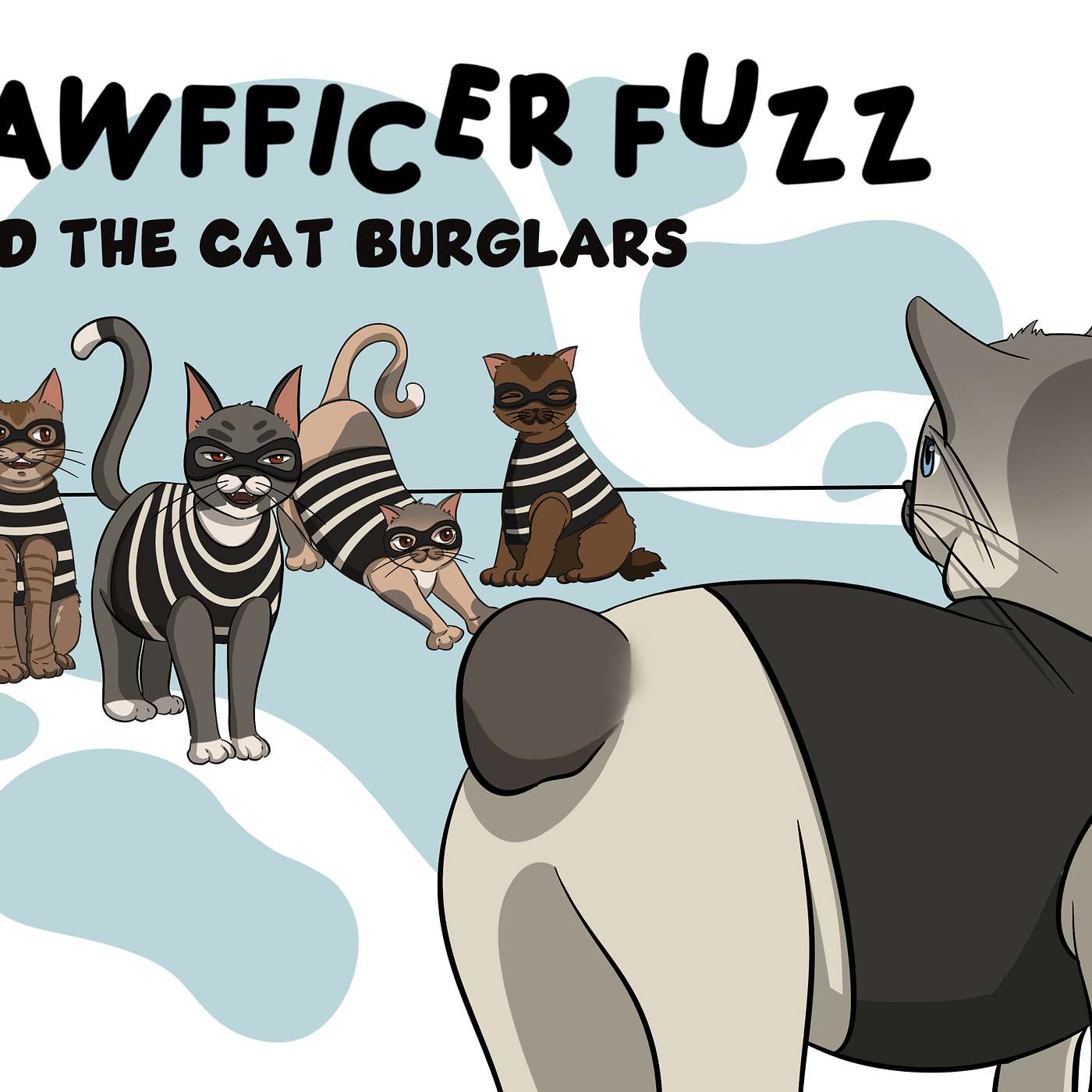 Pawfficer Fuzz and the Cat Burglars