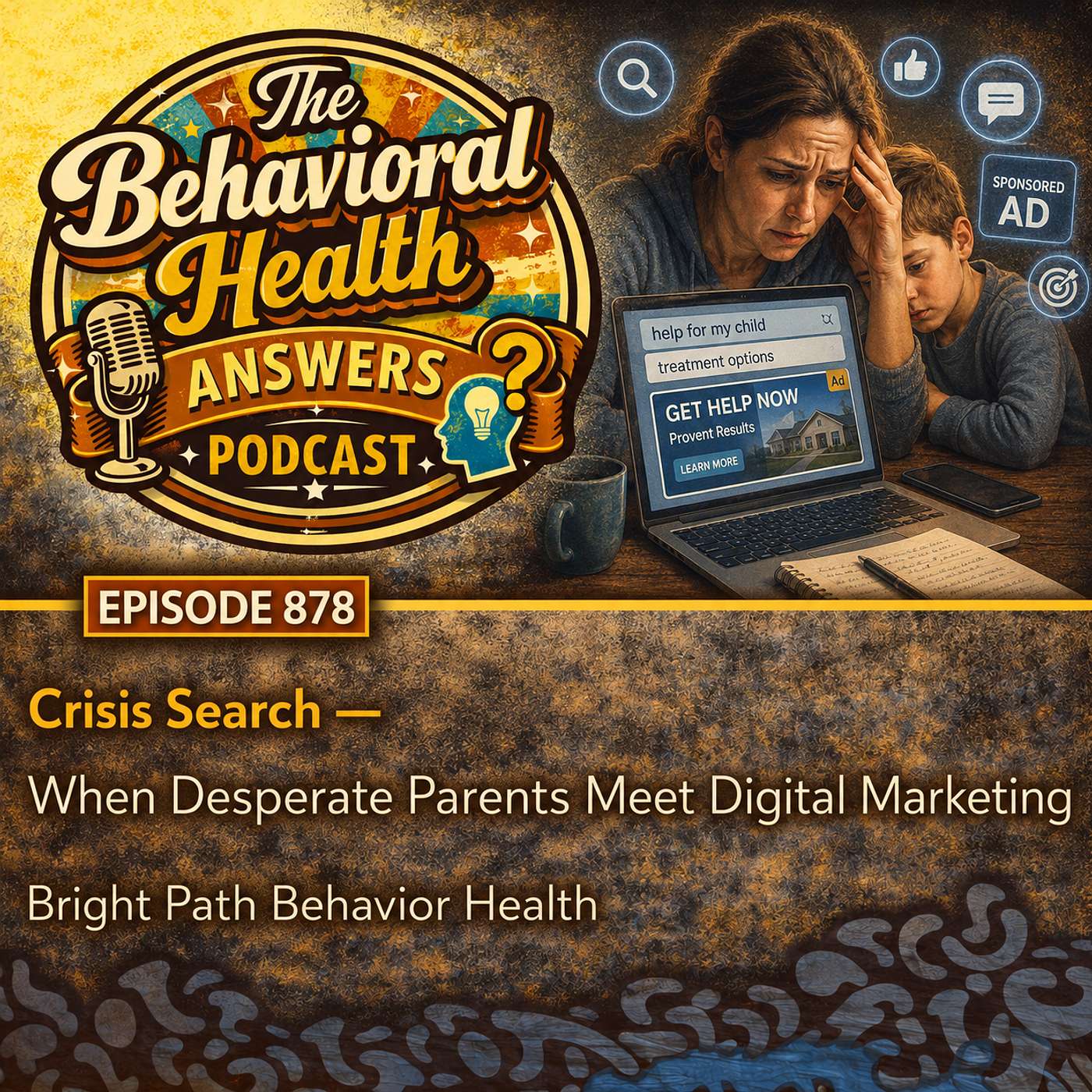 Episode 878: Crisis Search - When Desperate Parents Meet Digital Marketing | Bright Path Behavior Health episode artwork