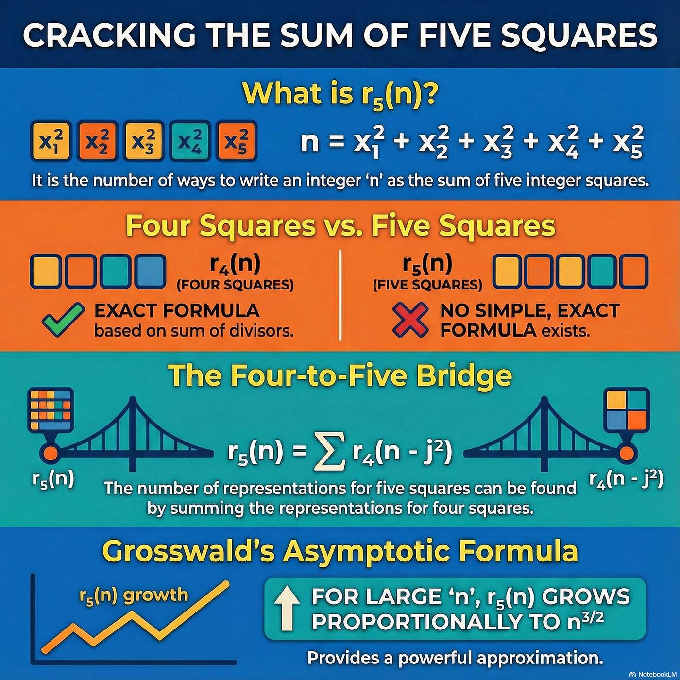 Grosswald's Sum of Five Squares Formula episode artwork