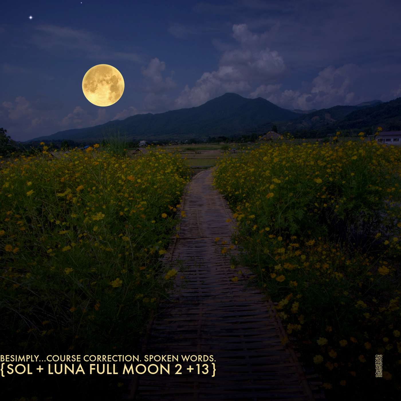 BeSimply...Course Correction. Spoken Words. {Sol + Luna Full Moon 2 +13} episode artwork