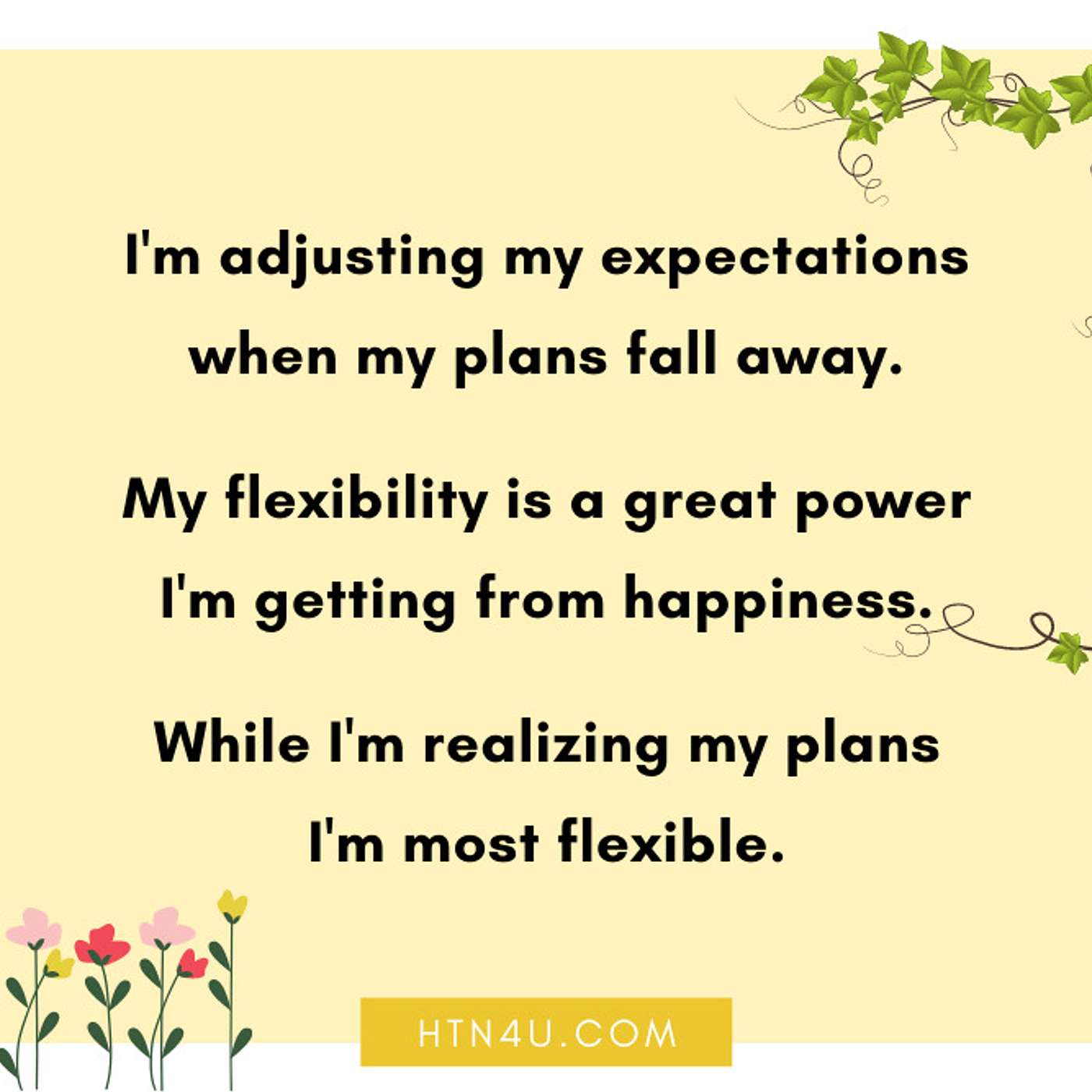 HTN4U Unlimiting Affirmations on Mindset #192