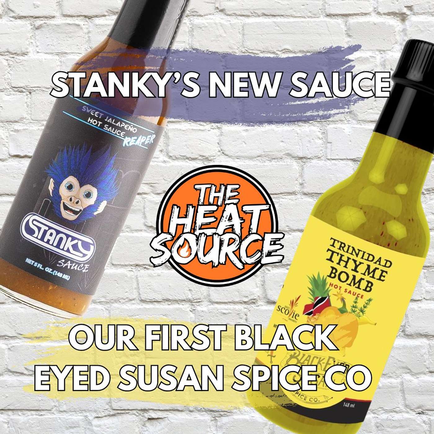 Sweet Jalapeno Reaper by Stanky Sauce & Trinidad Thyme Bomb by Black Eyed Susan Sweet Jalapeno Reaper by Stanky Sauce & Trinidad Thyme Bomb by Black Eyed Susan