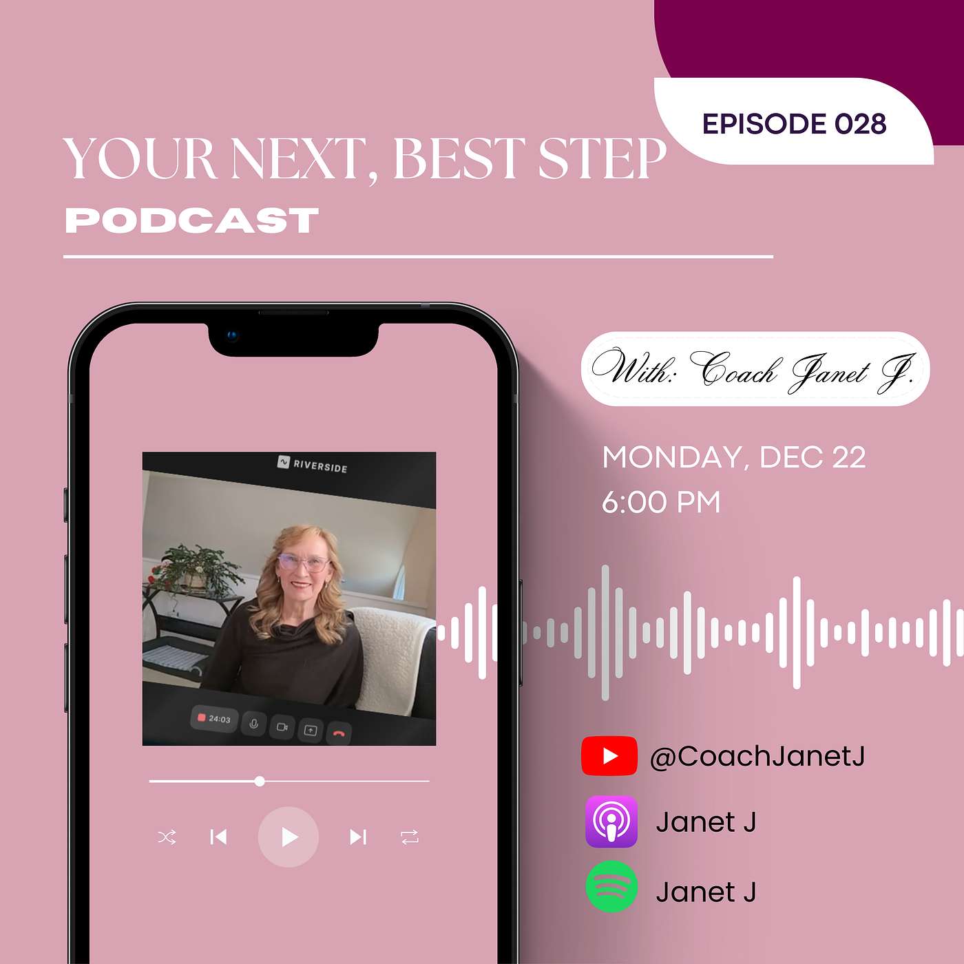 Episode 028: One Word That Can Calm Holiday Stress (Even When Your To-Do List Is Long) episode artwork