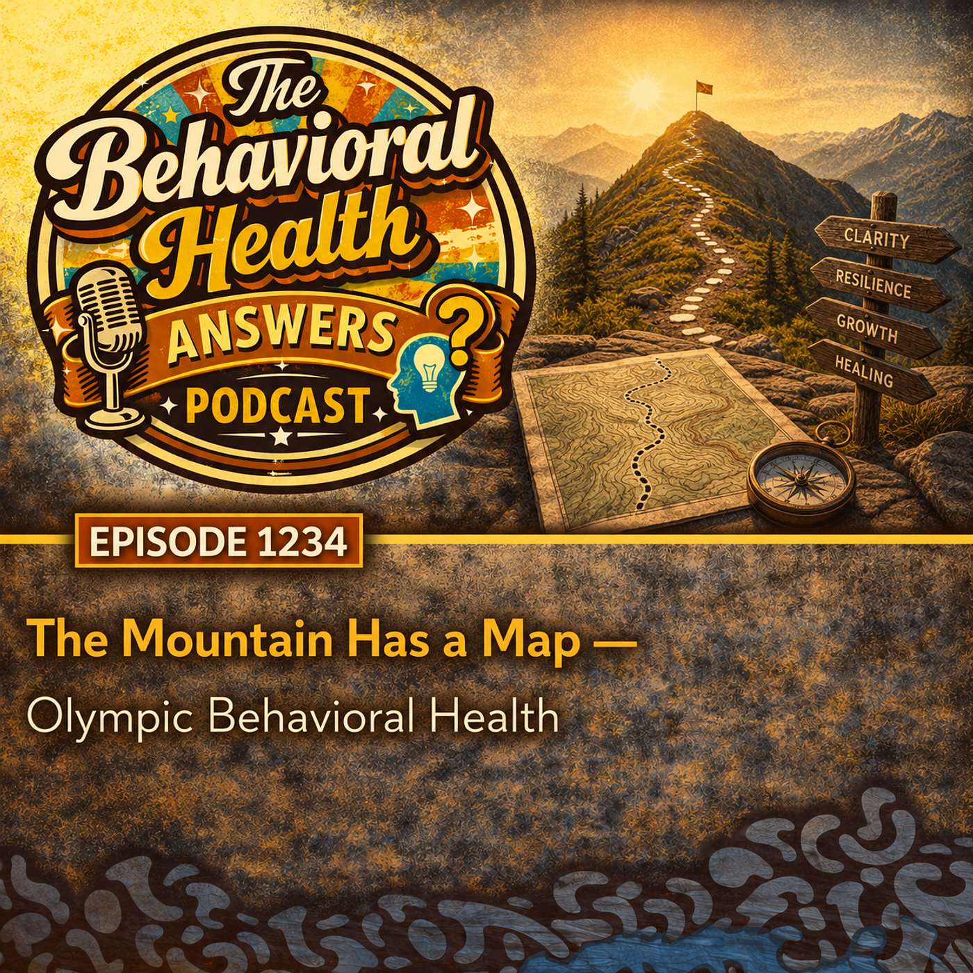 Episode 1234: The Mountain Has a Map | Olympic Behavioral Health episode artwork