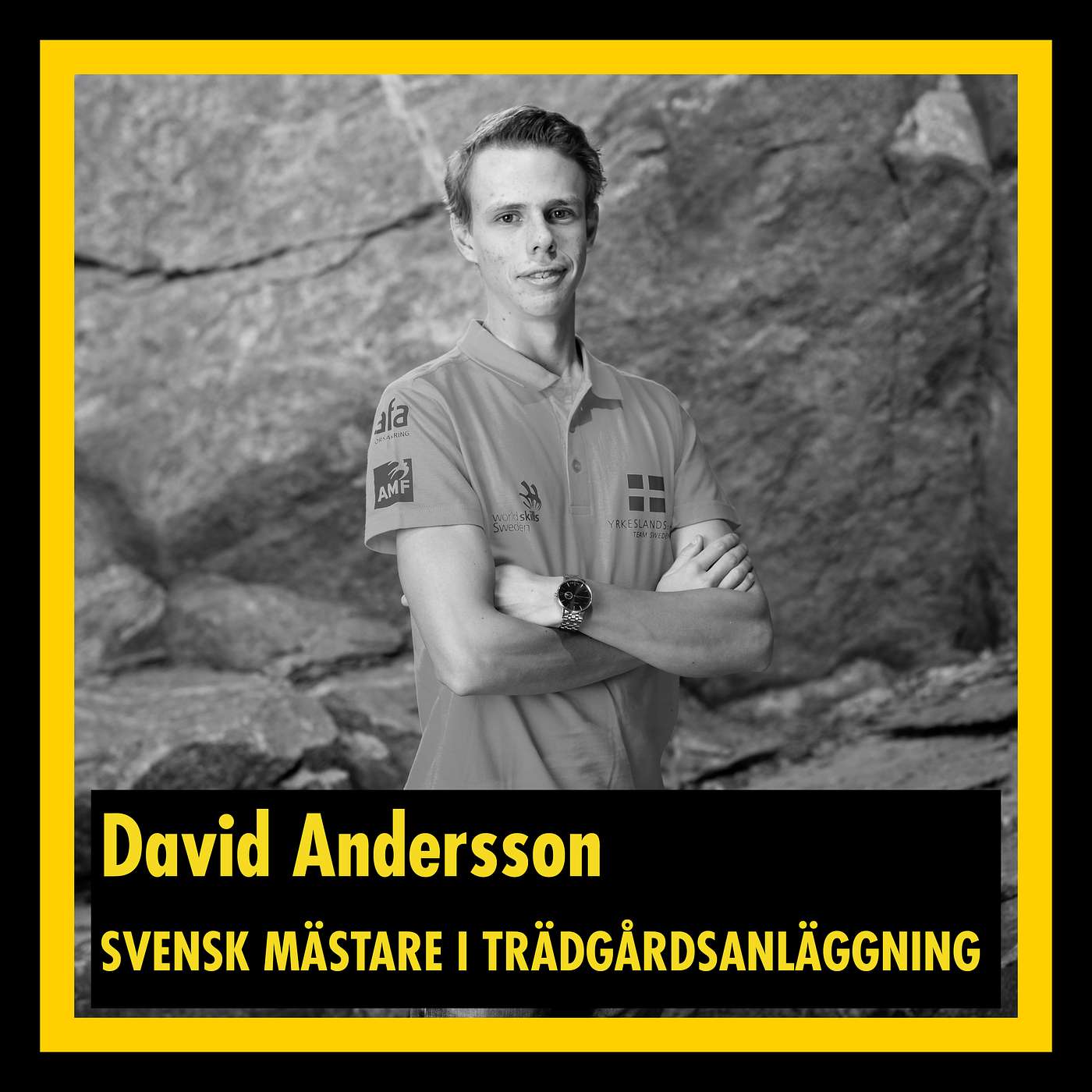 David Andersson - Svensk mästare i trädgårdsanläggning