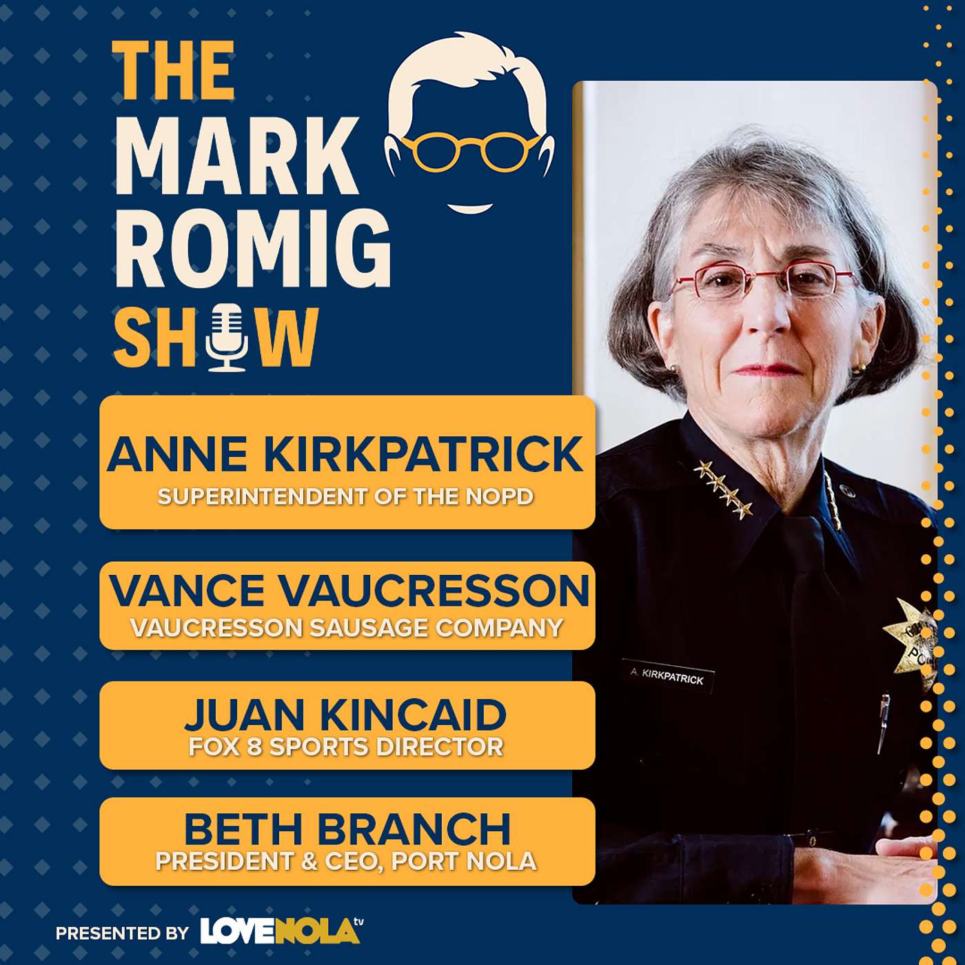 New Orleans Police Chief Anne Kirkpatrick on Safety, Saints & Why She Loves NOLA | TMRS Ep. 15 episode artwork