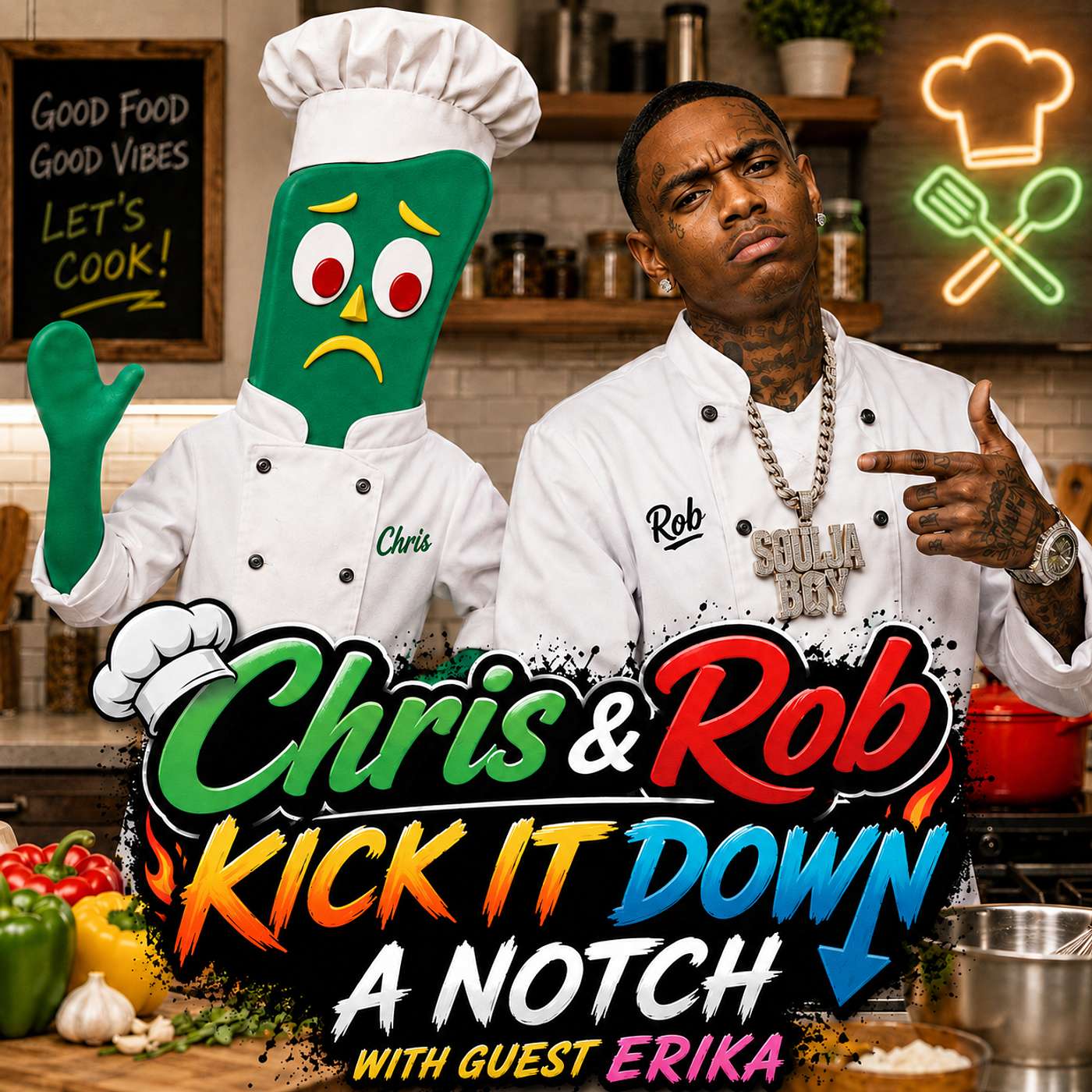 Chris & Rob Kick It Down A Notch (w/ guest Erika) episode artwork